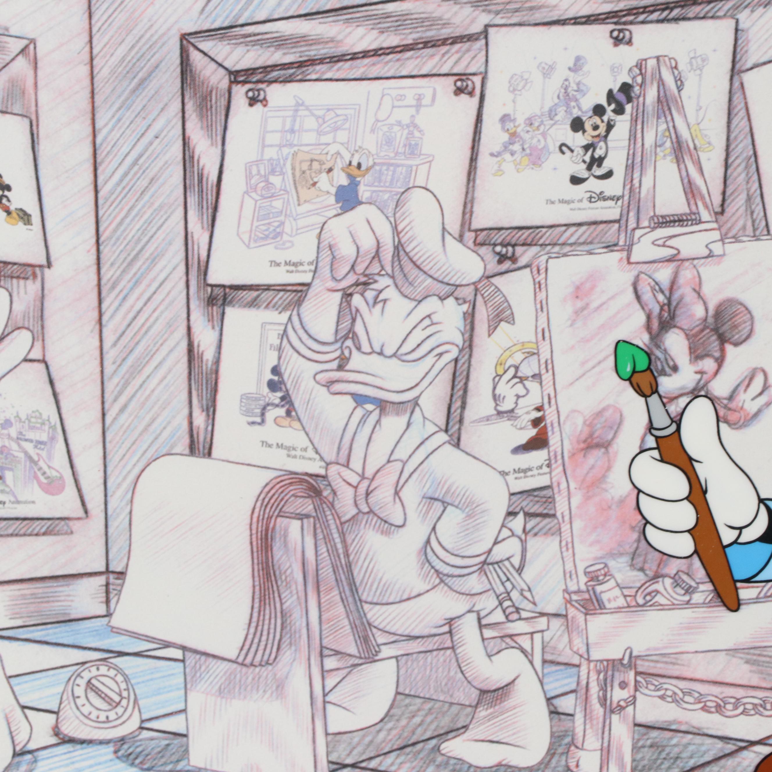 Disney Mickey Mouse Sericel "The Magic of Disney Animation," 2003