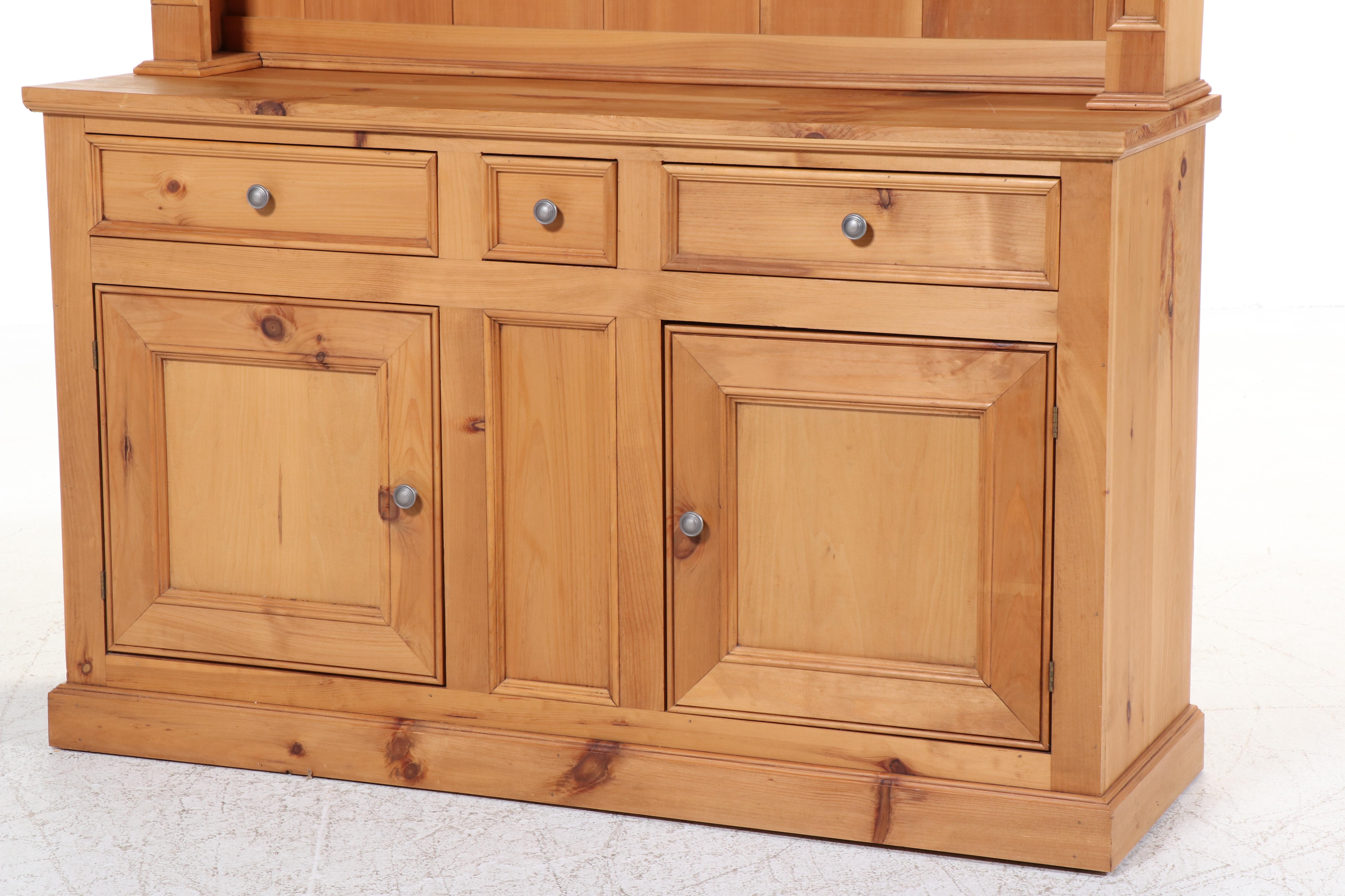 British Traditions Georgian Style Pine Welsh Cabinet