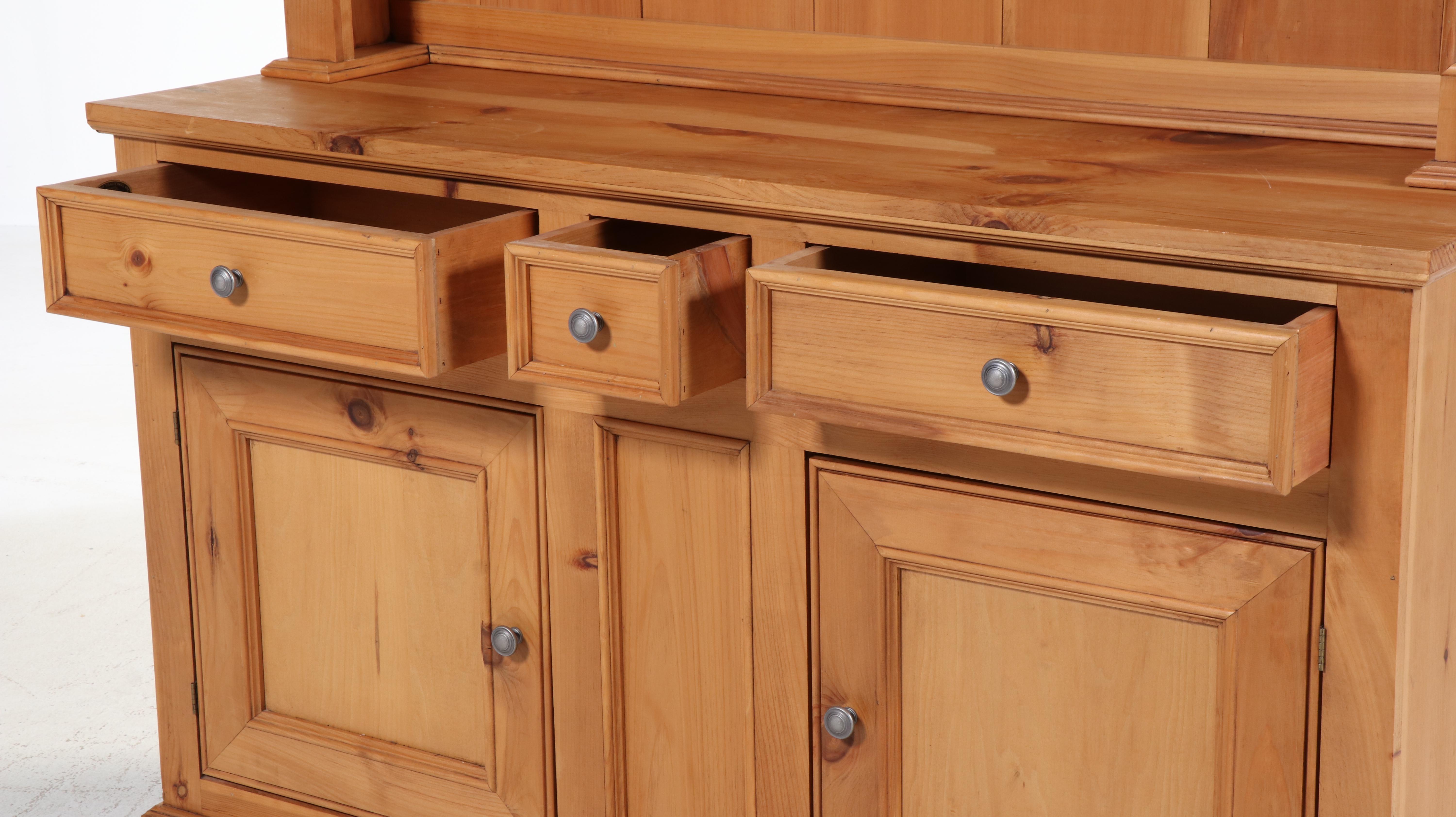 British Traditions Georgian Style Pine Welsh Cabinet