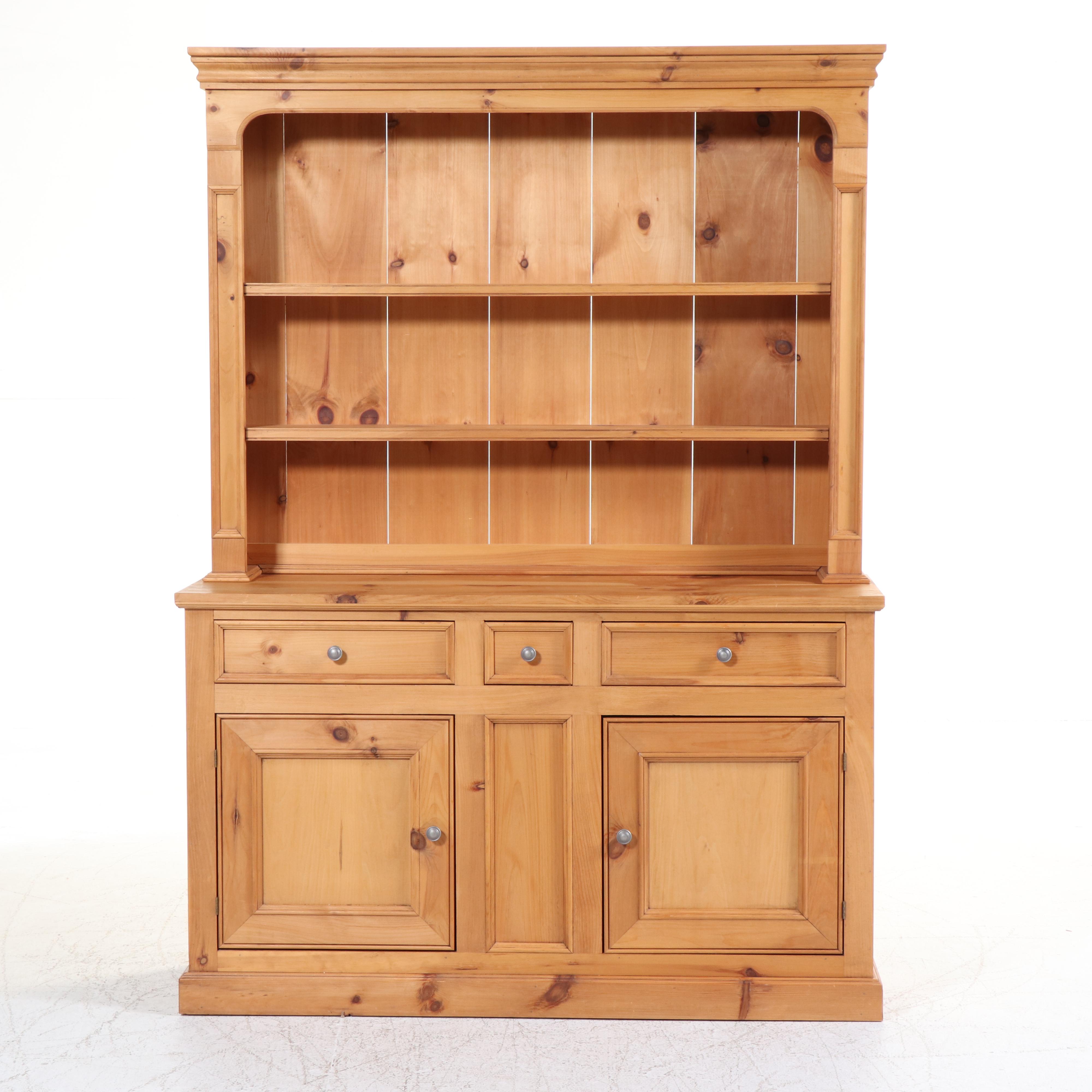British Traditions Georgian Style Pine Welsh Cabinet