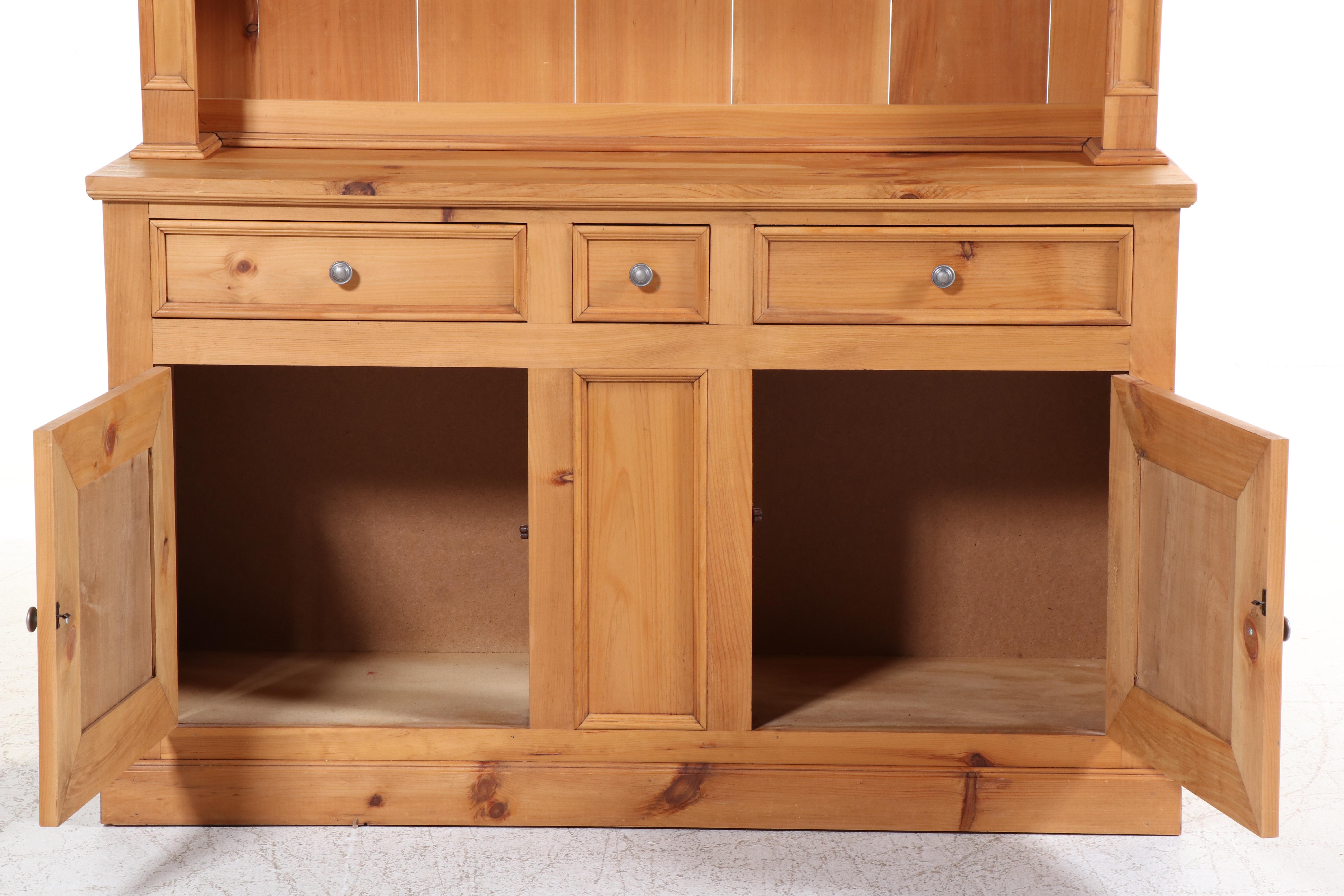 British Traditions Georgian Style Pine Welsh Cabinet