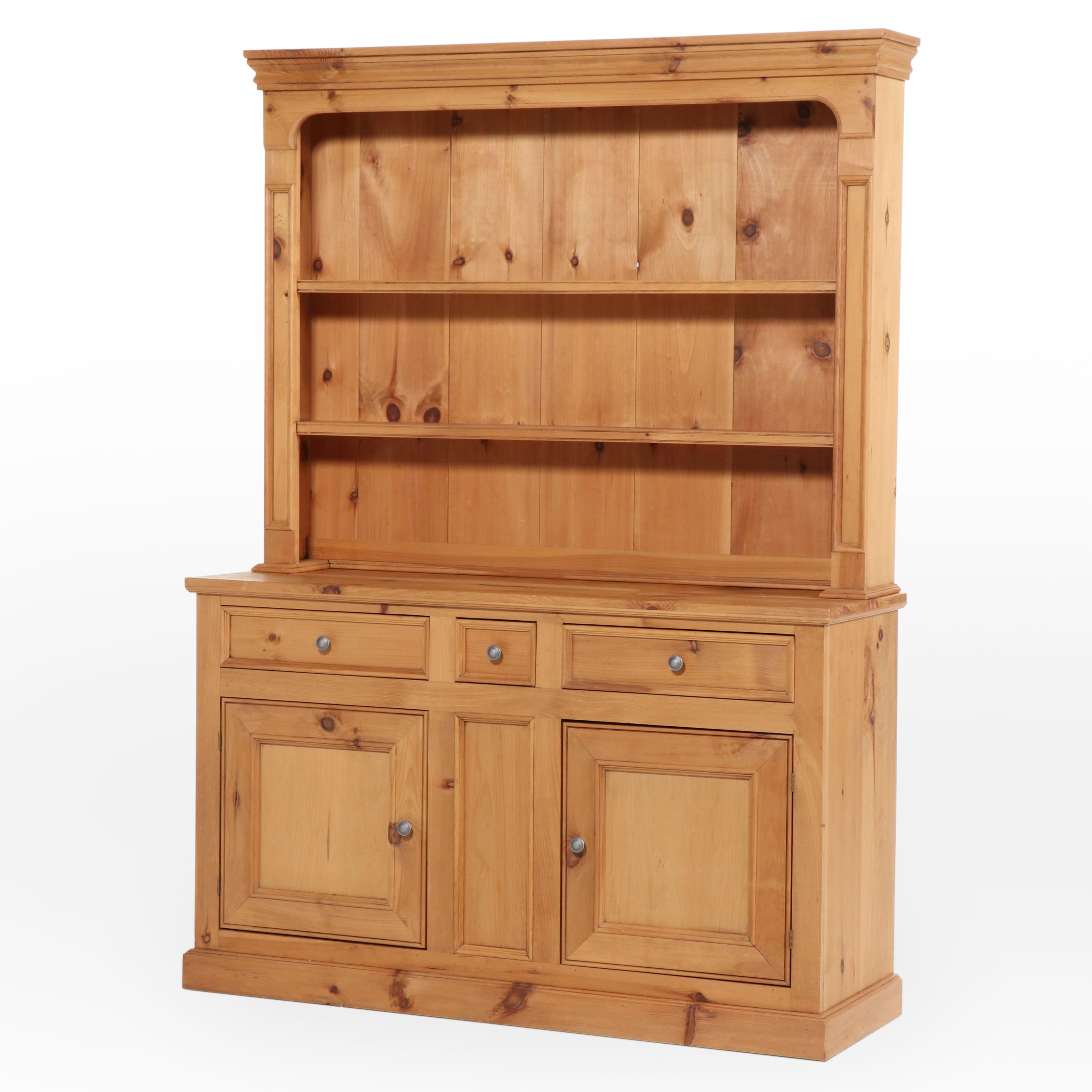 British Traditions Georgian Style Pine Welsh Cabinet