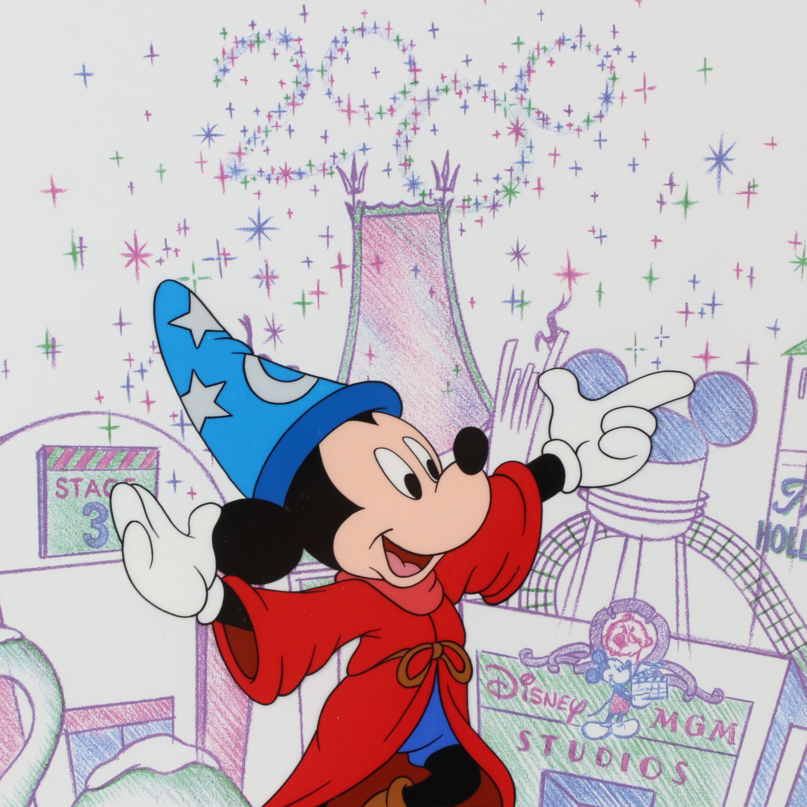 Disney Mickey Mouse Sericel "The Magic of Disney Animation," 1999–2000