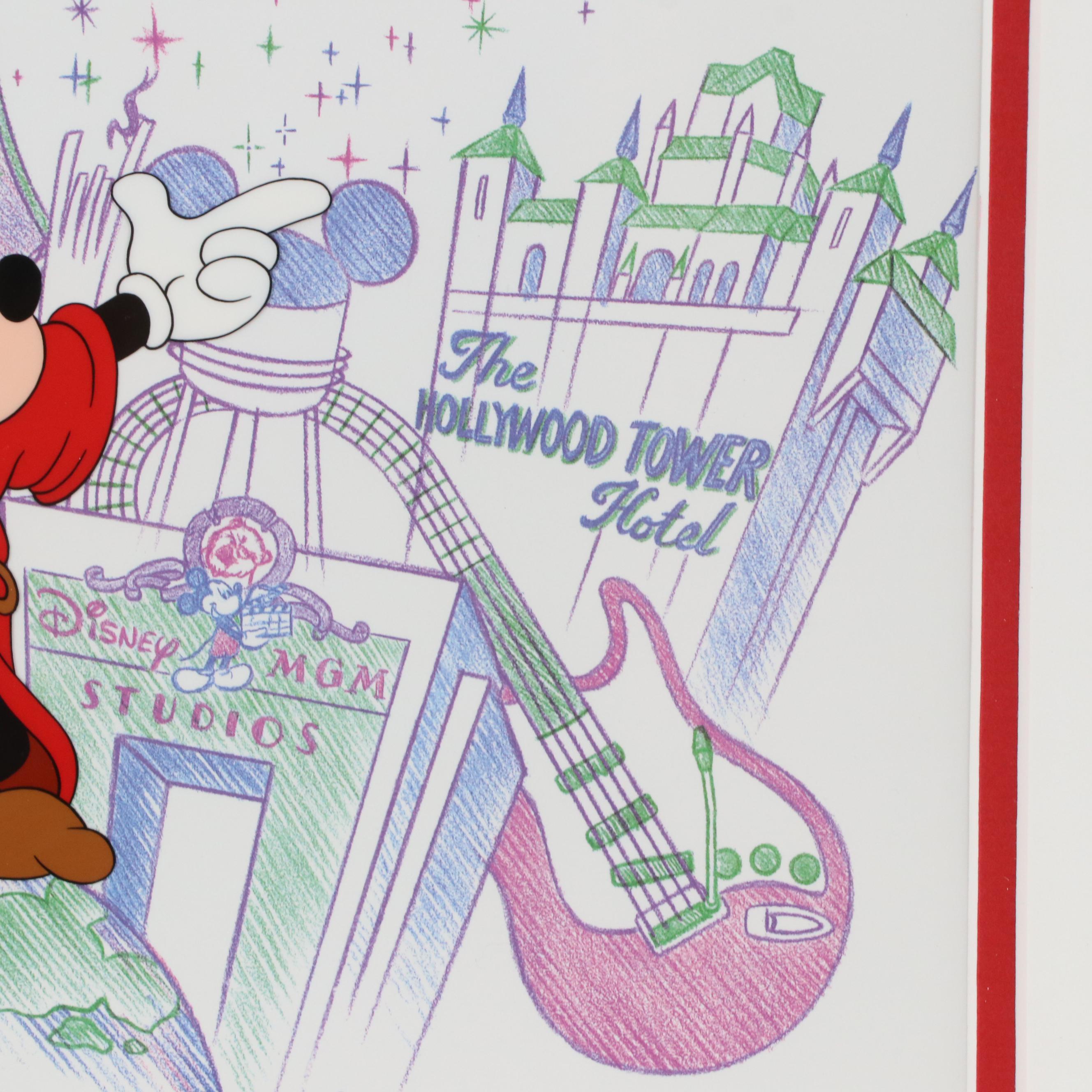Disney Mickey Mouse Sericel "The Magic of Disney Animation," 1999–2000