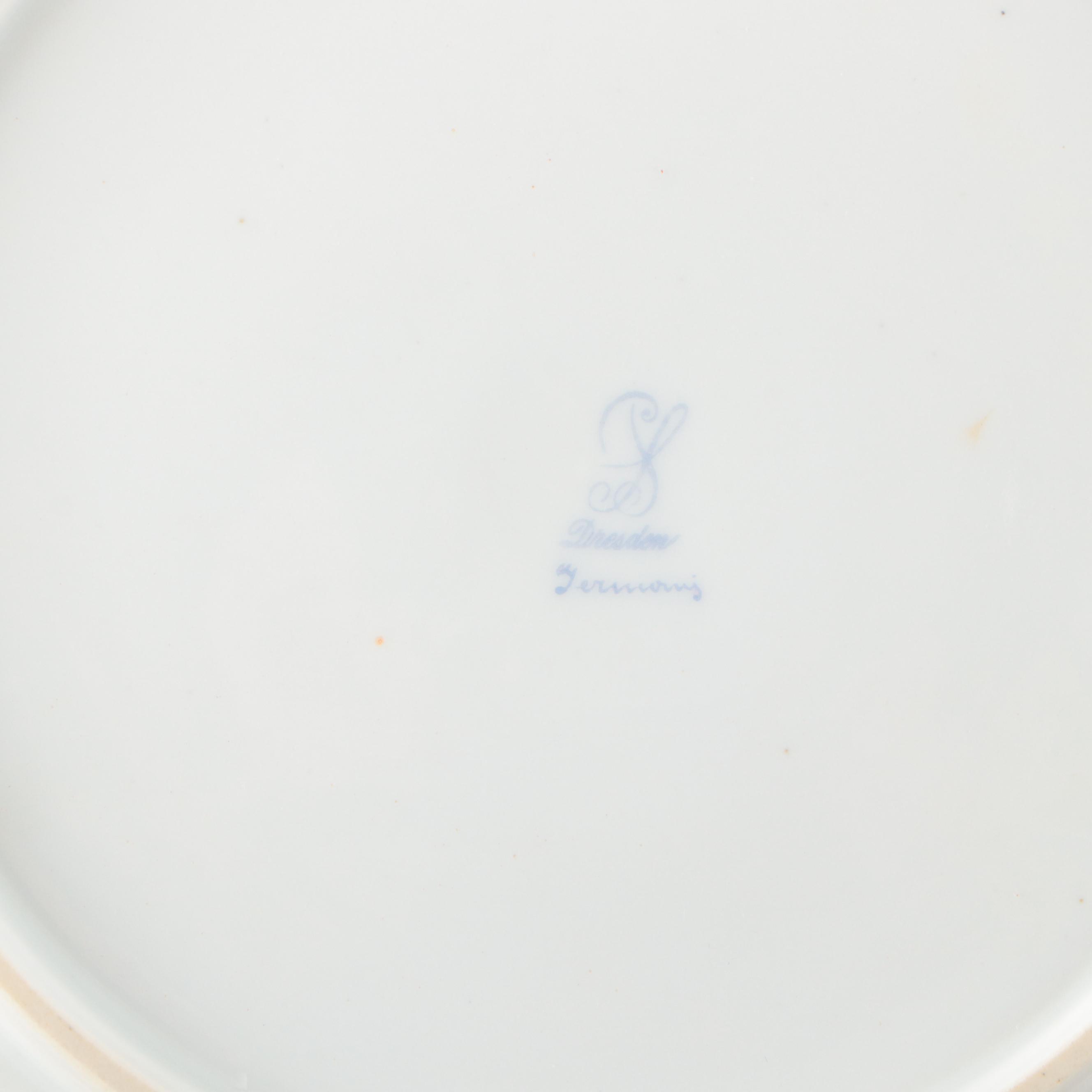 Schumann "Empress Dresden Flowers" and Other Dresden Porcelain Dinnerware