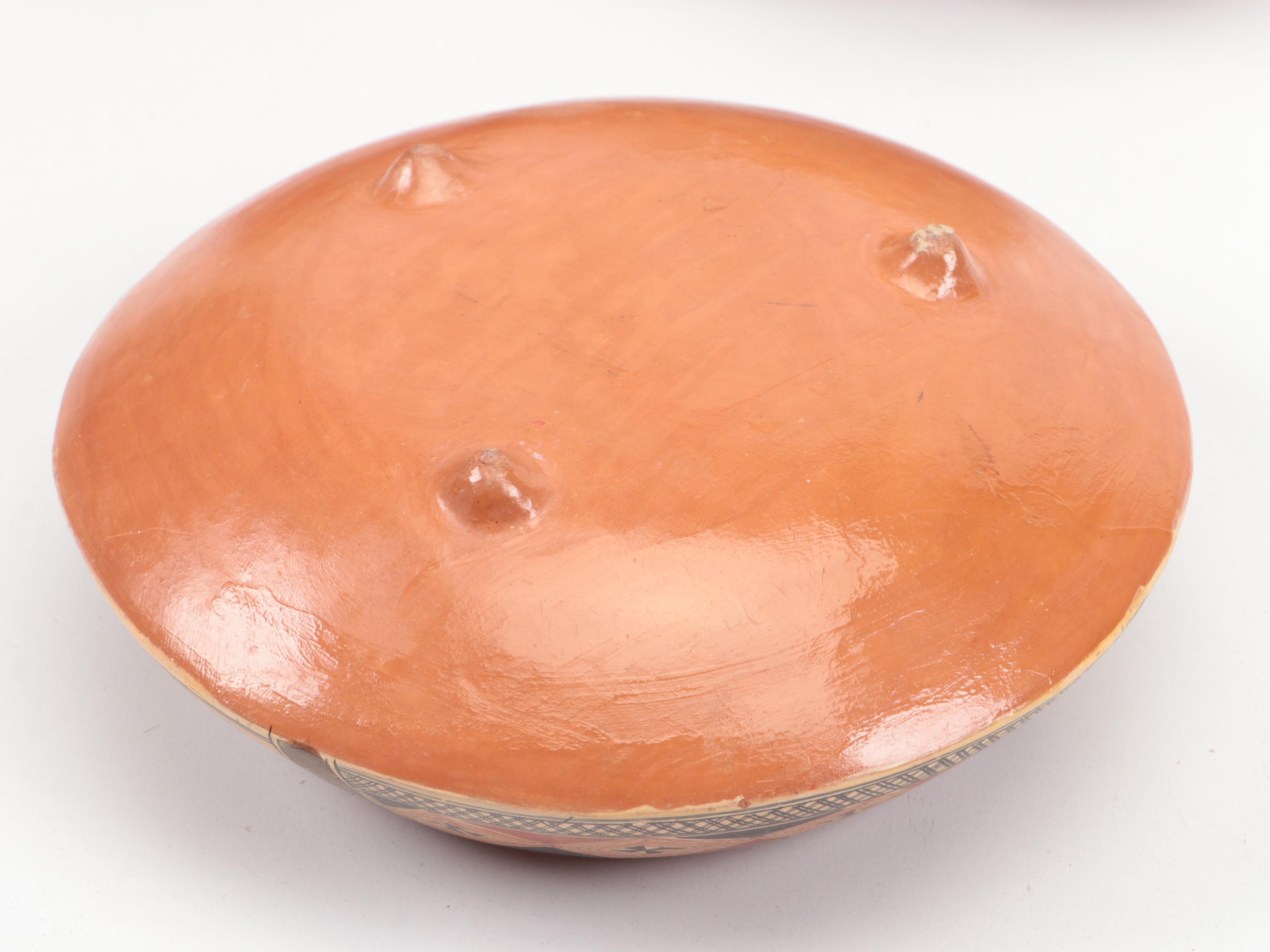 Signed Jemez Pueblo Hand-Painted Ceramic Vase with Other Art Pottery