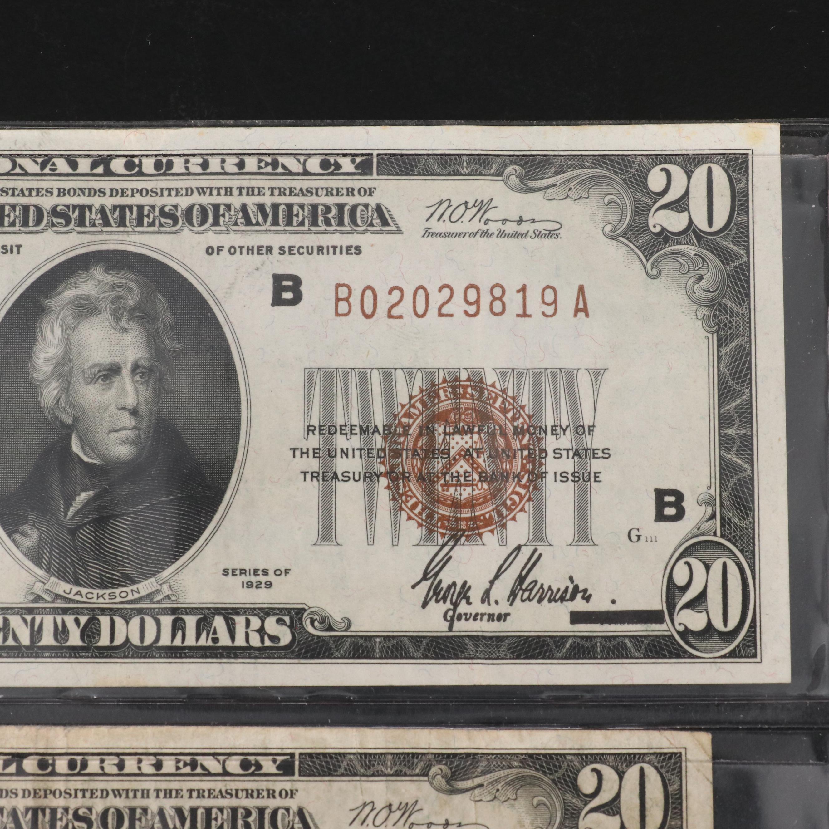 Seventeen Pieces of Vintage U.S. Currency