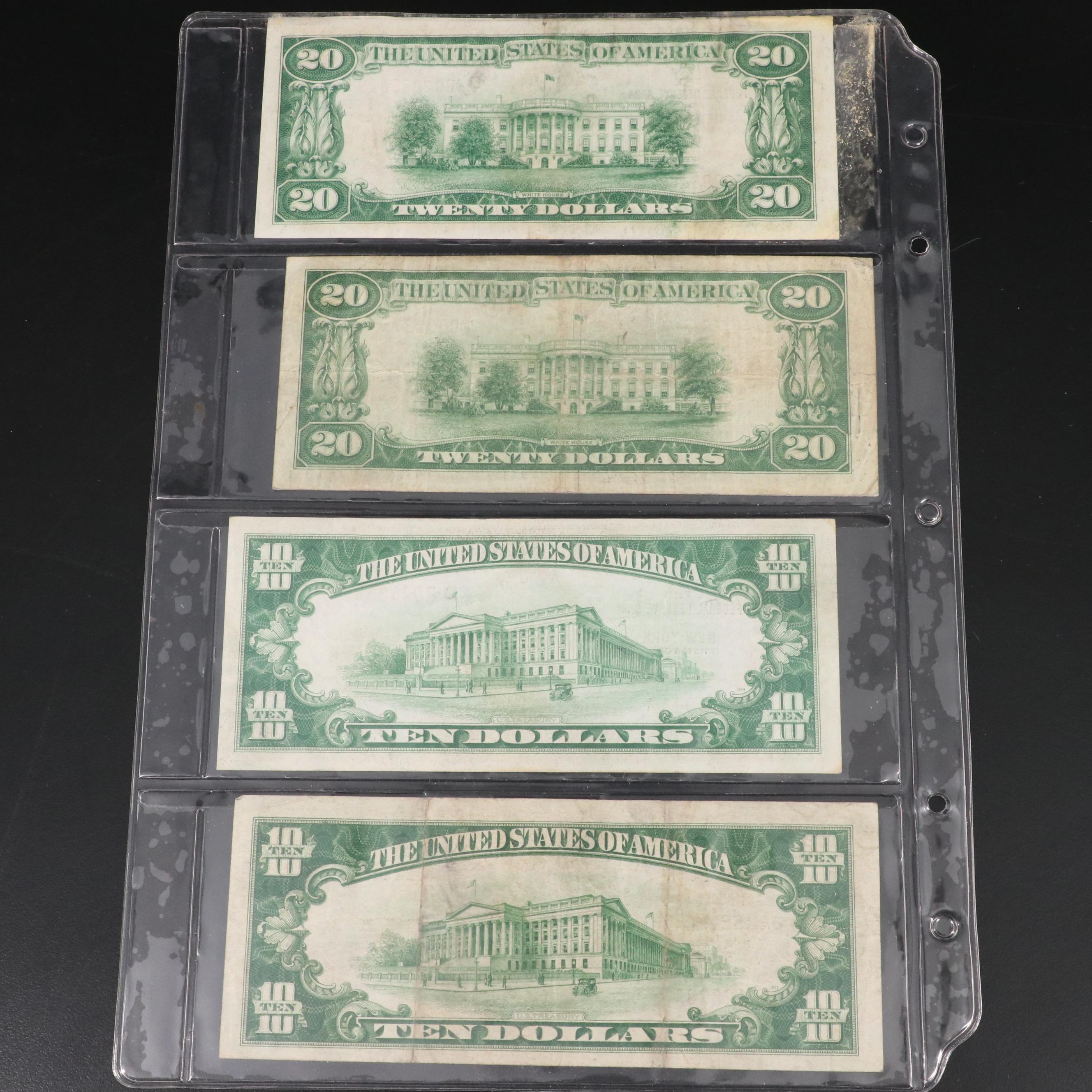 Seventeen Pieces of Vintage U.S. Currency