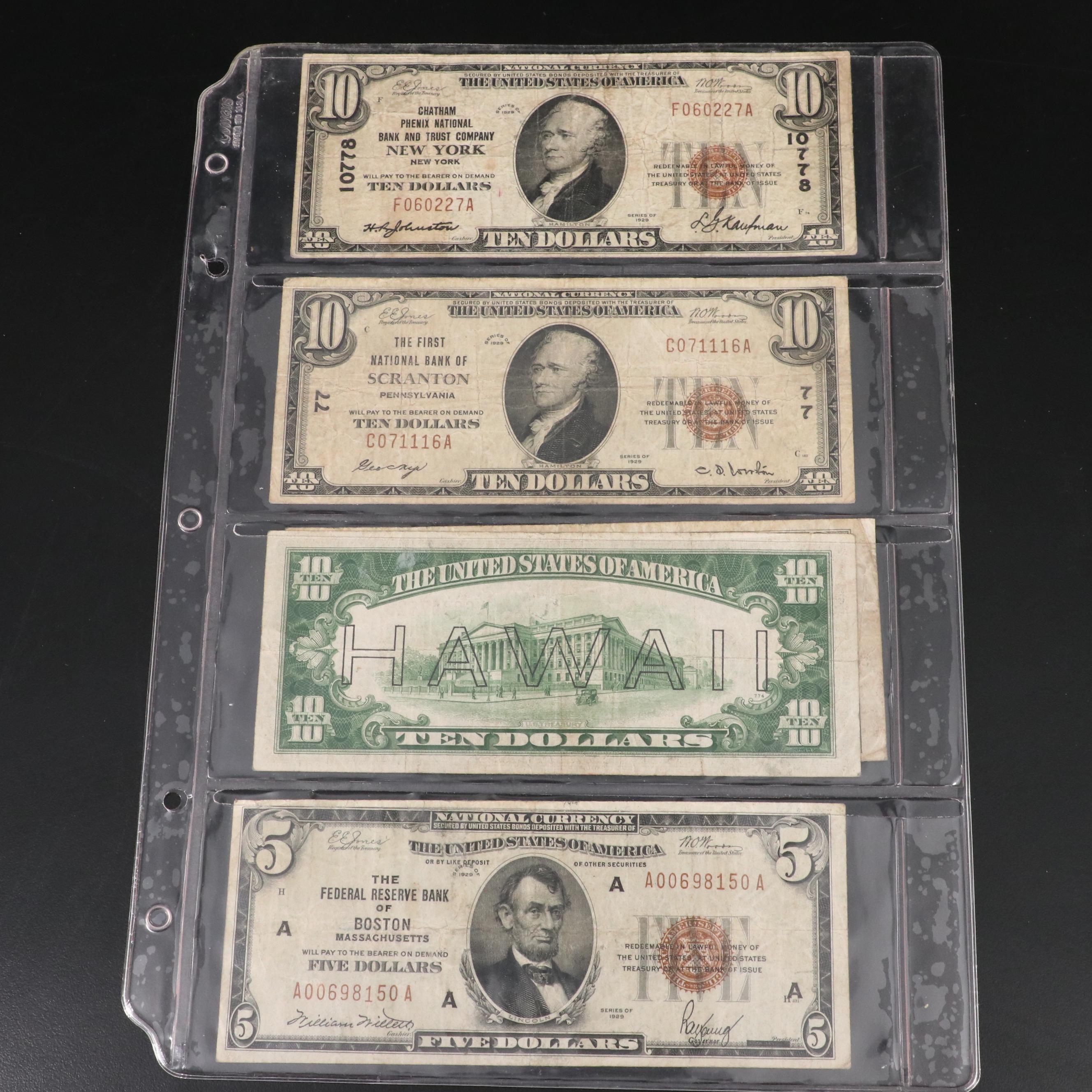 Seventeen Pieces of Vintage U.S. Currency