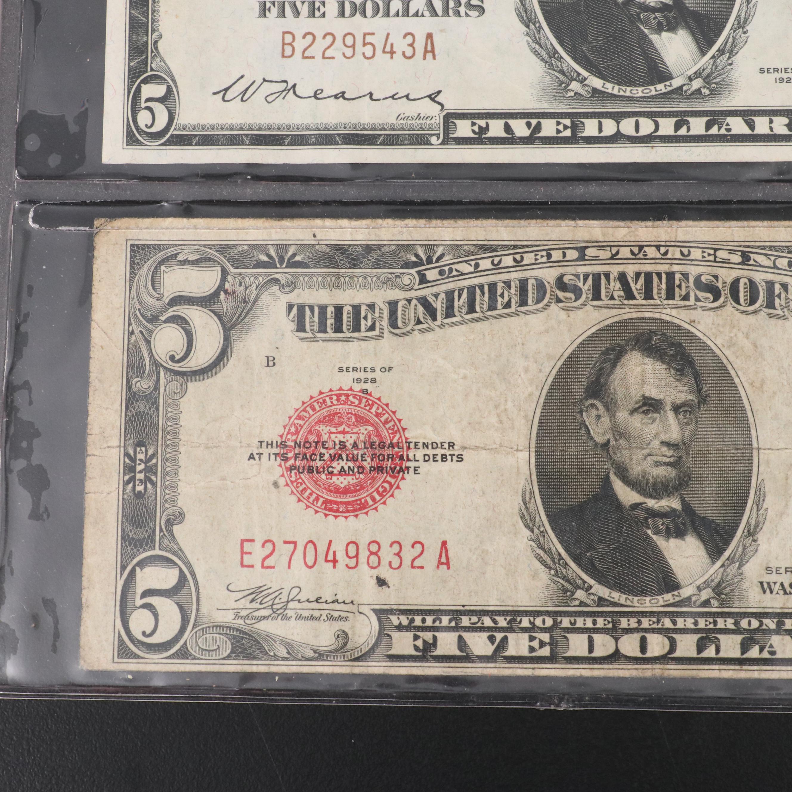 Seventeen Pieces of Vintage U.S. Currency