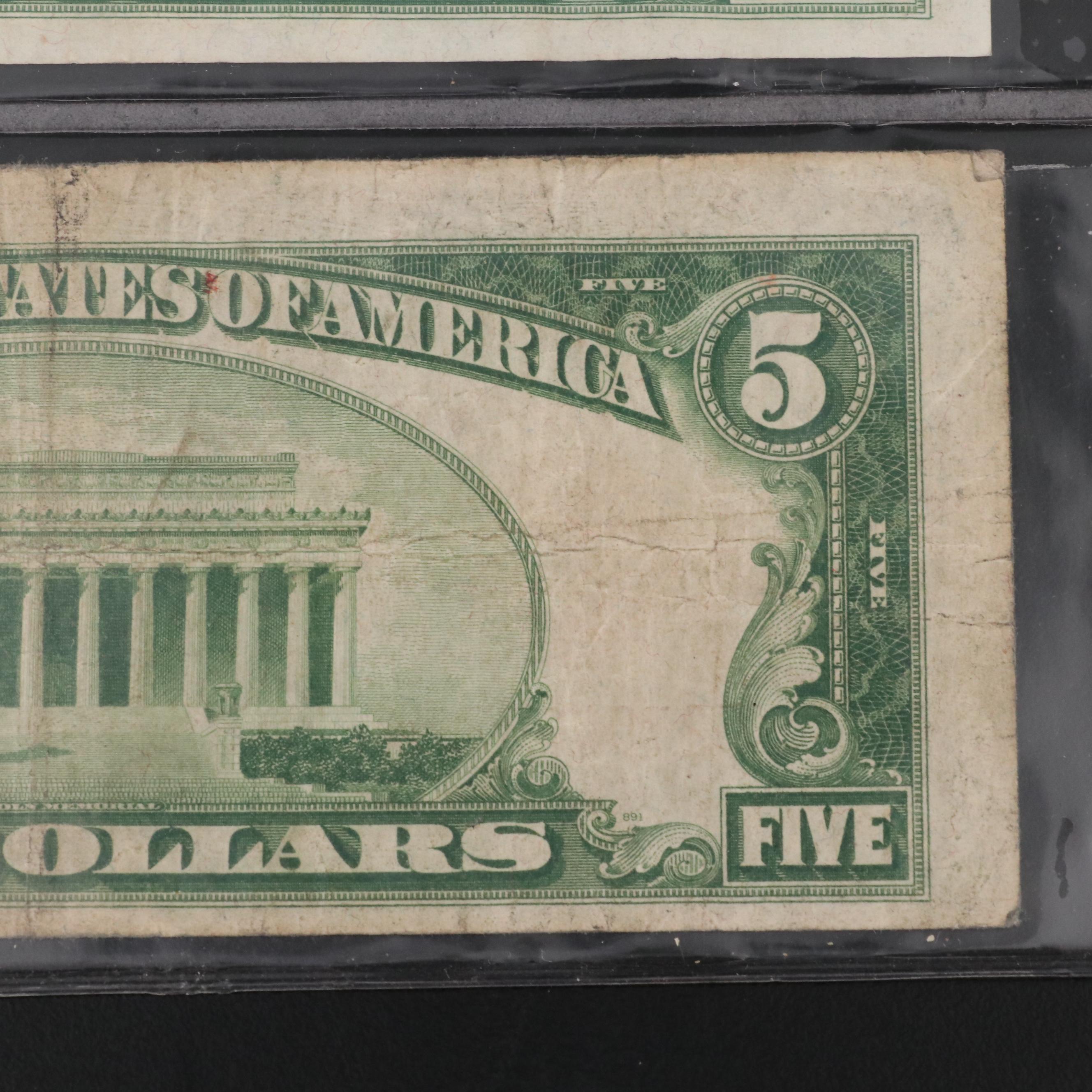 Seventeen Pieces of Vintage U.S. Currency