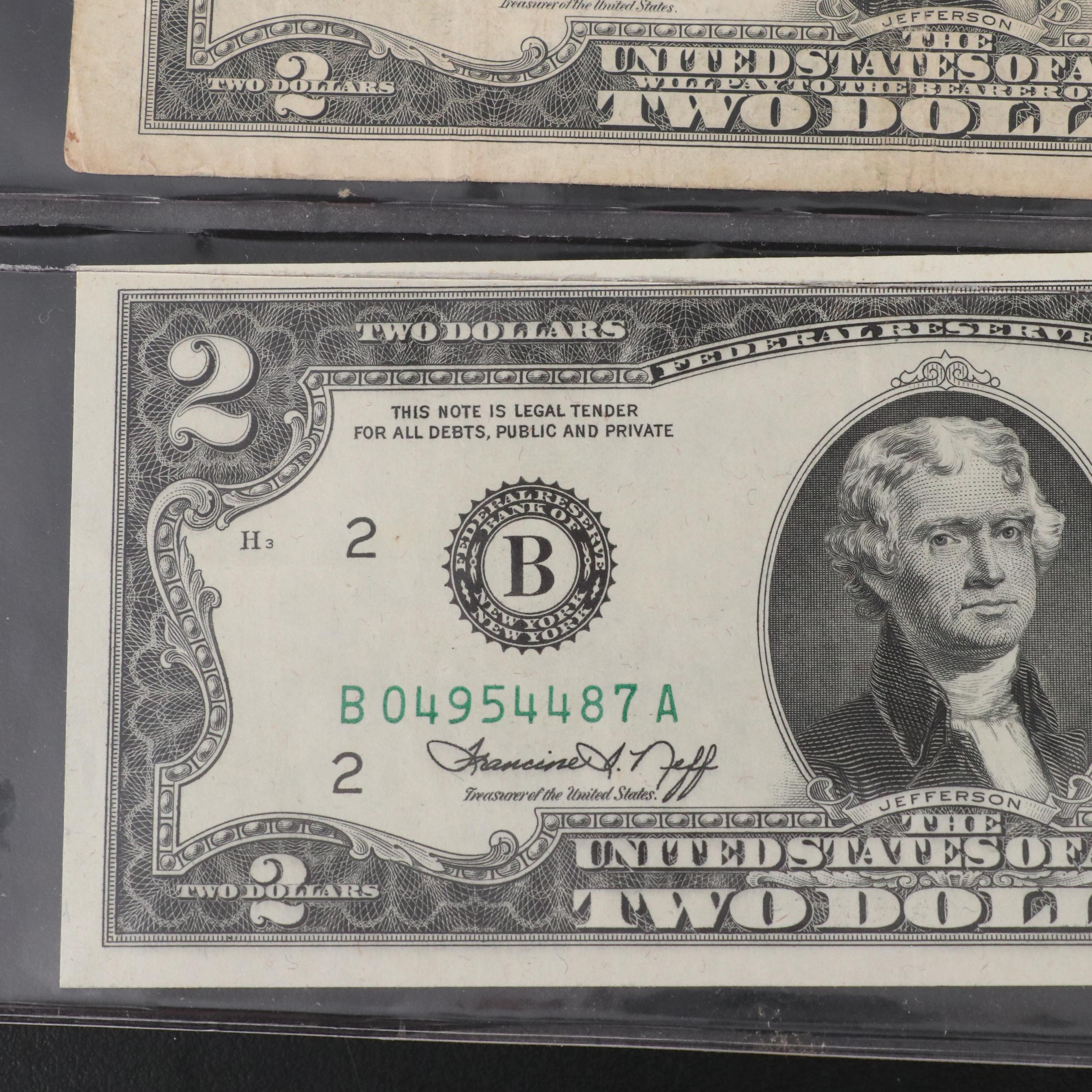 Seventeen Pieces of Vintage U.S. Currency