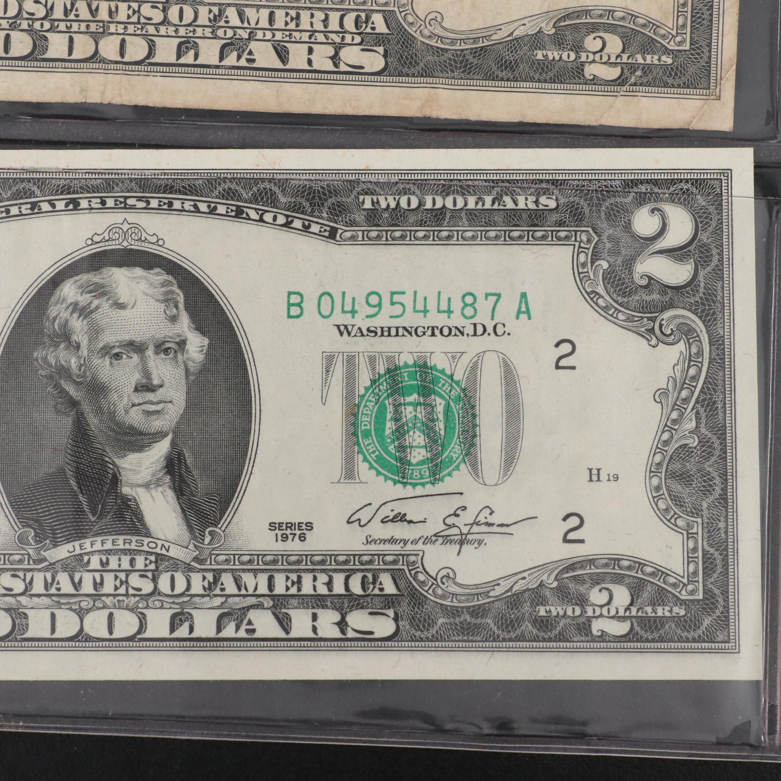 Seventeen Pieces of Vintage U.S. Currency