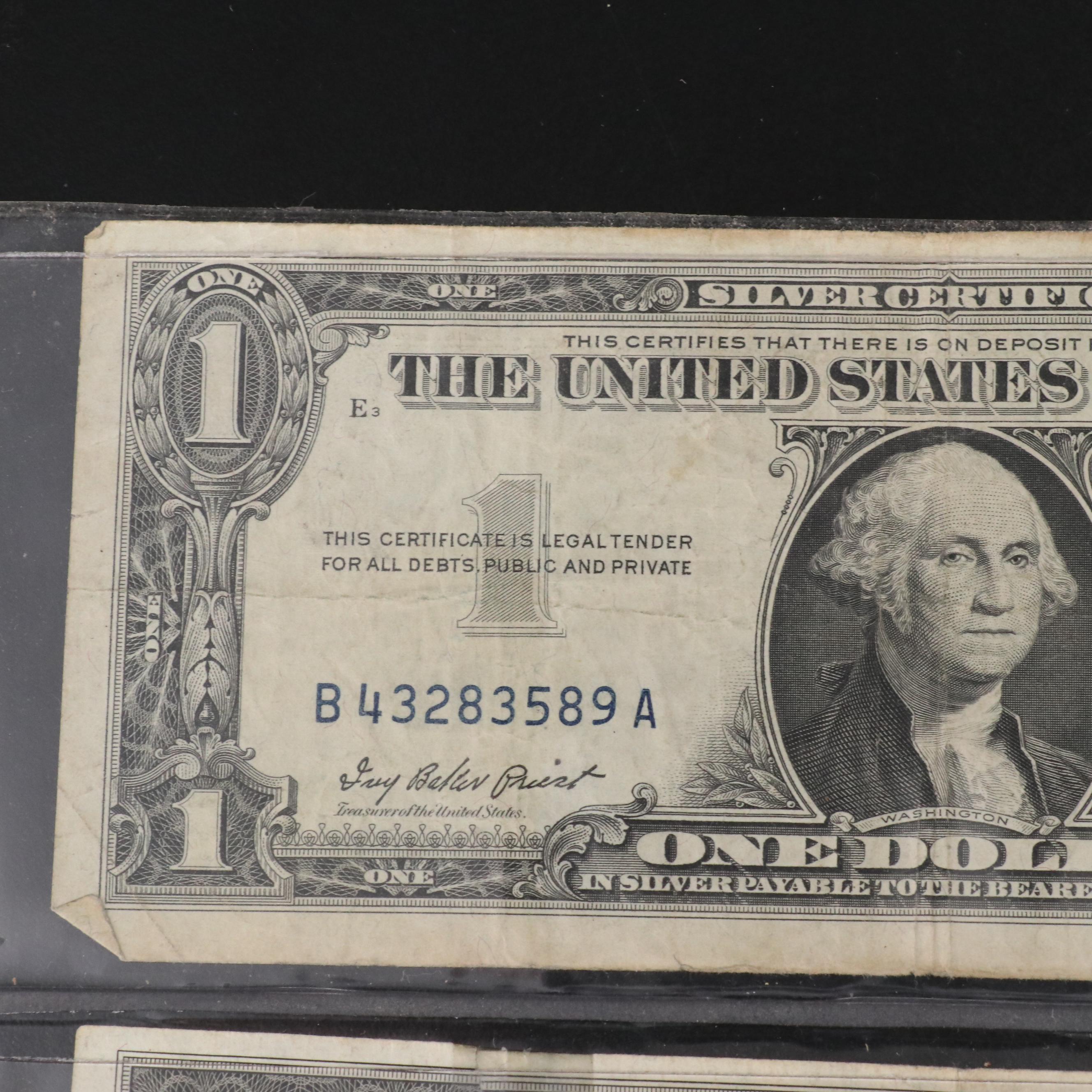 Seventeen Pieces of Vintage U.S. Currency