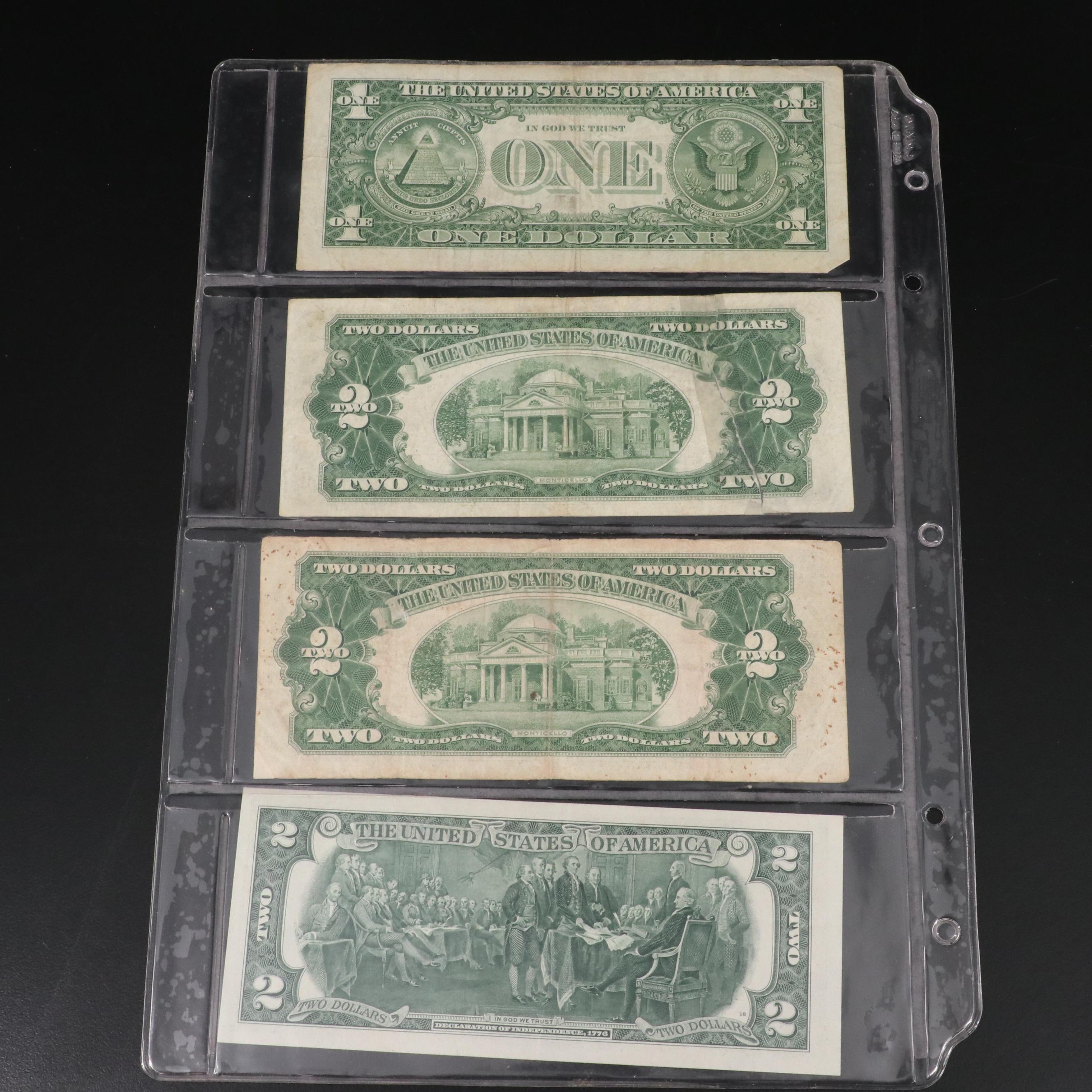 Seventeen Pieces of Vintage U.S. Currency