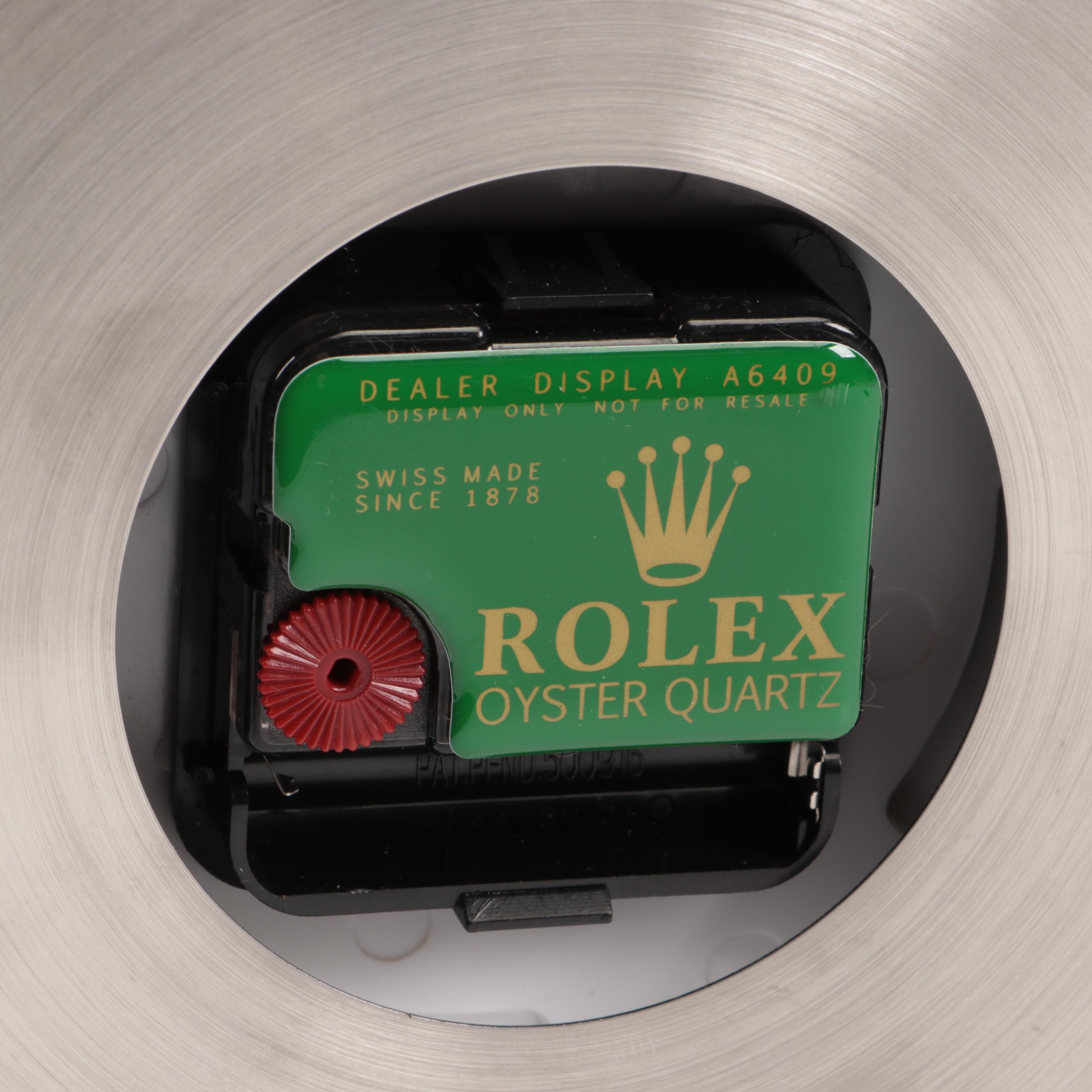 Rolex "GMT-Master II" Oyster Perpetual Date Dealer Display Wall Clock