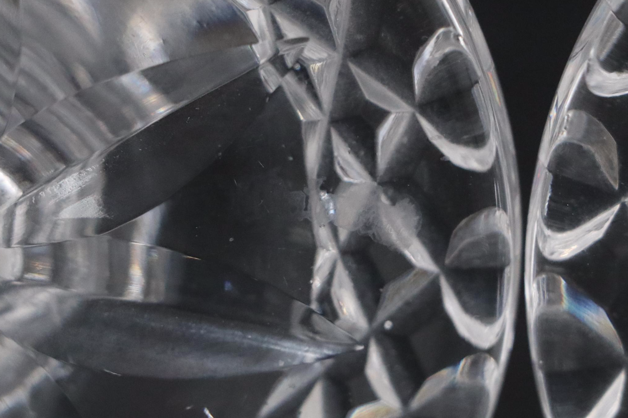 Waterford "Glandore" and Shannon Crystal Candlesticks with Other Vase