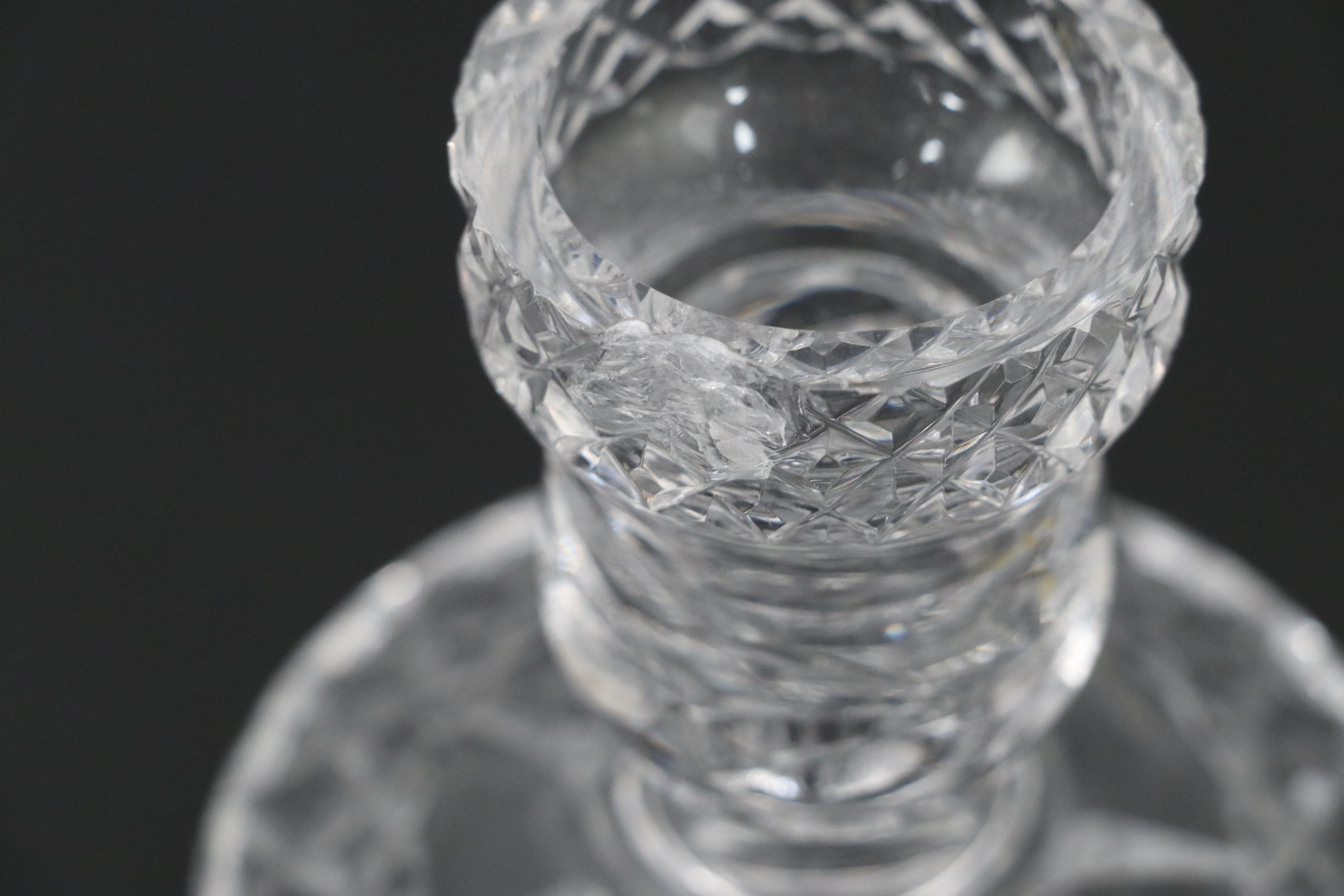 Waterford "Glandore" and Shannon Crystal Candlesticks with Other Vase