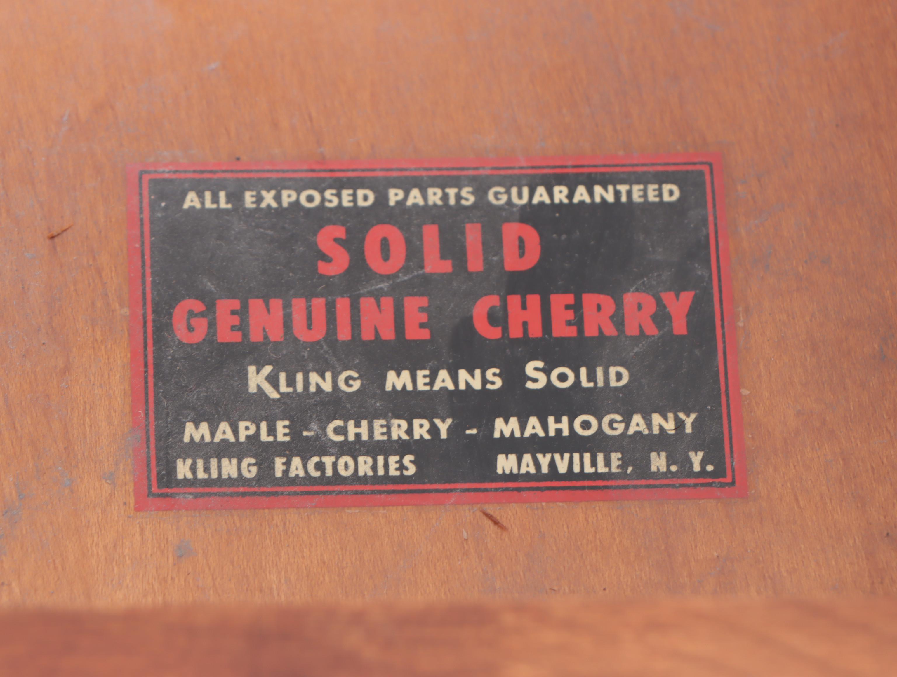 Kling Cherrywood Empire Style Gentleman's Shaving Mirror