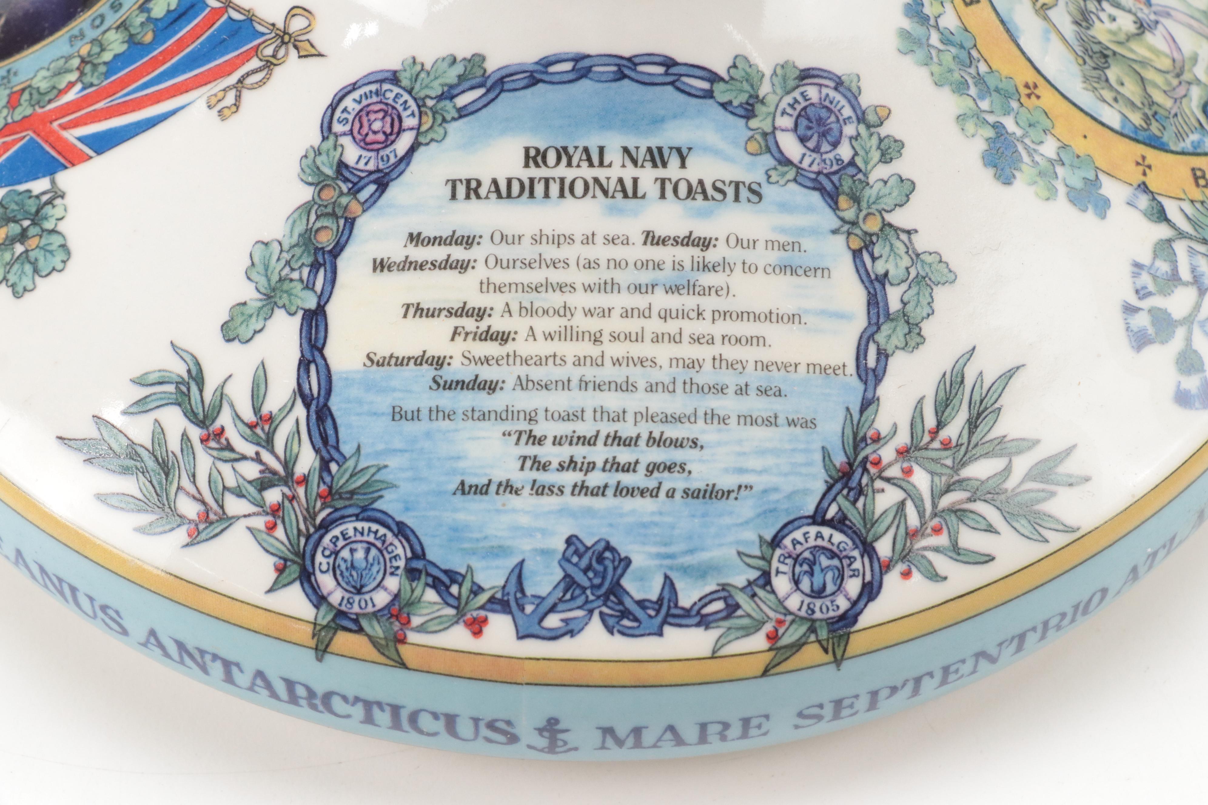 Wade "The Nelson Ship" Ceramic Decanter