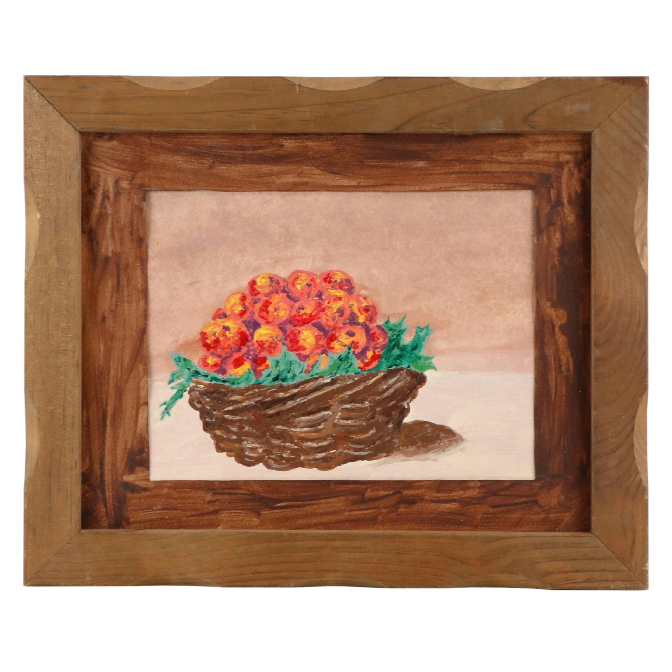 William R. Jones Acrylic Painting of Still Life