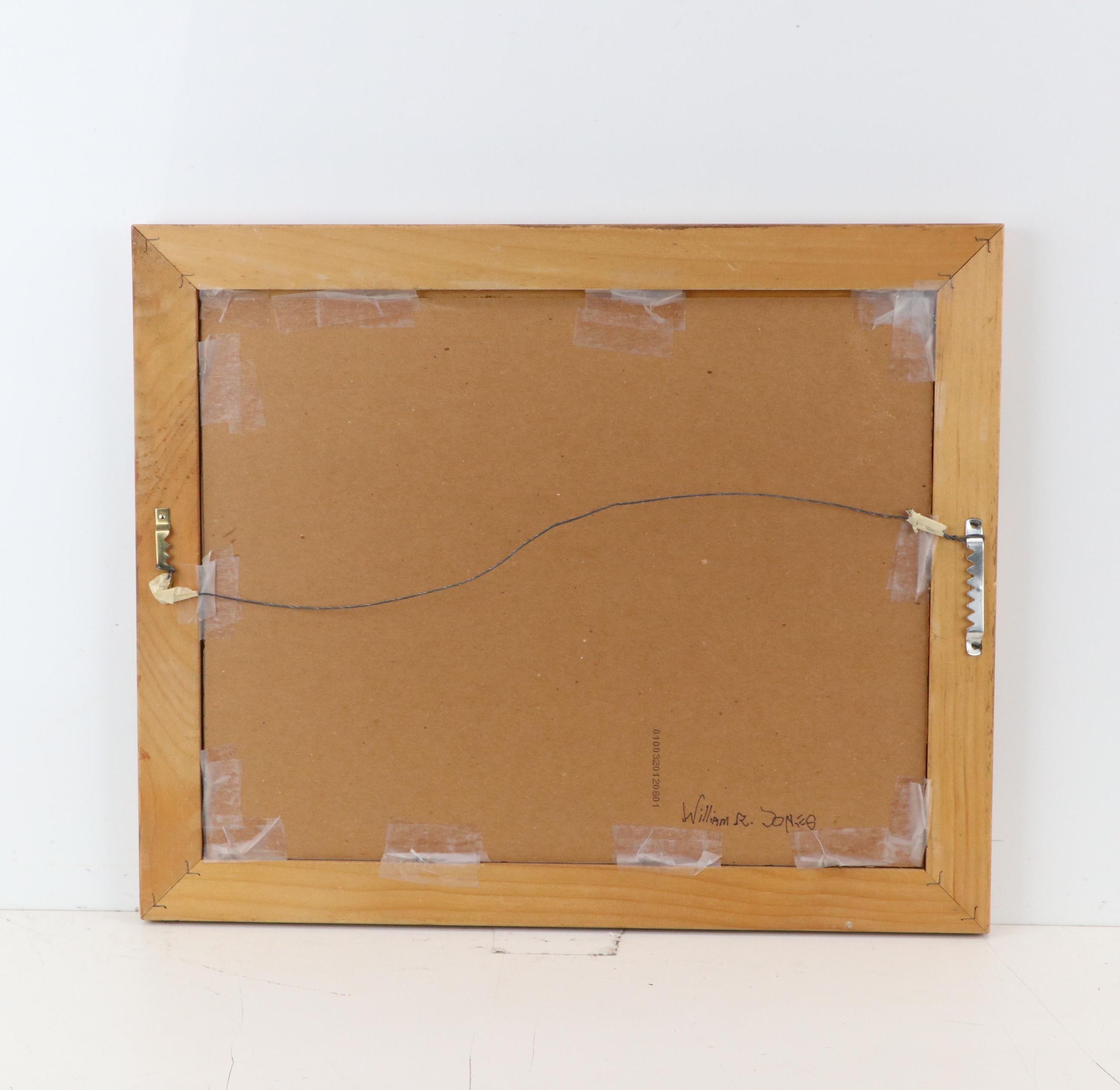 William R. Jones Acrylic Painting of Still Life