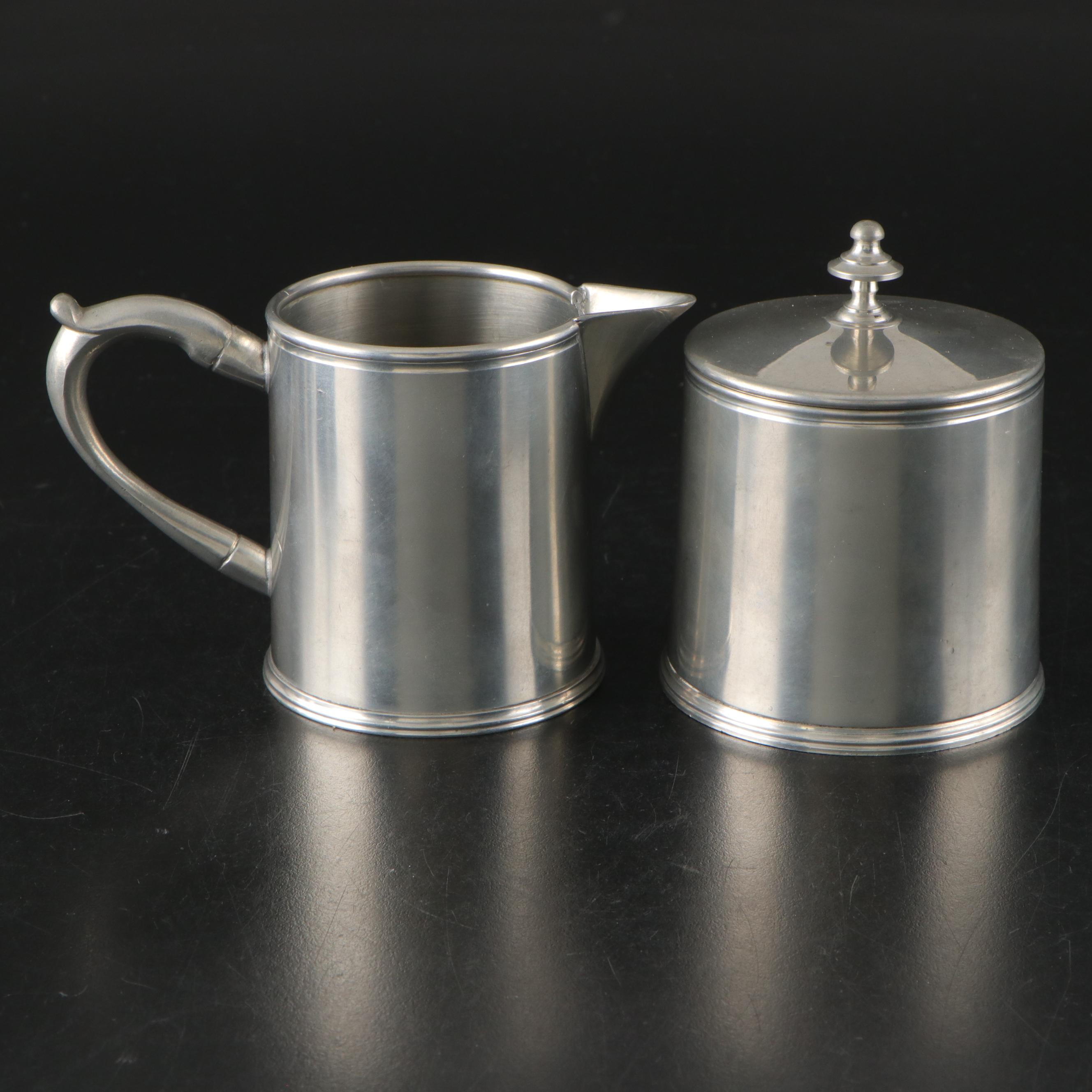 Wilton Armetale Pewter Bowl with Empire Pewter Shakers and More