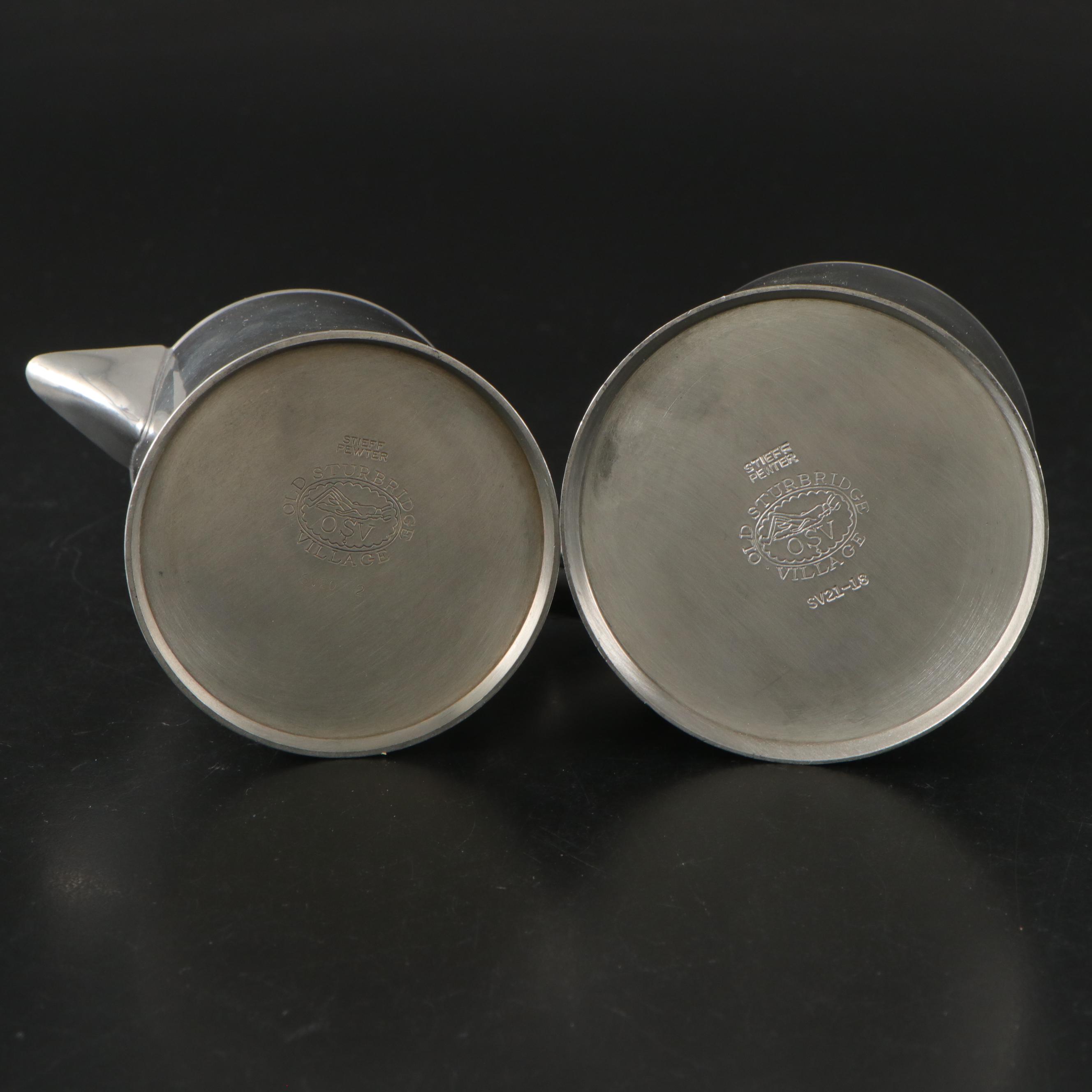 Wilton Armetale Pewter Bowl with Empire Pewter Shakers and More