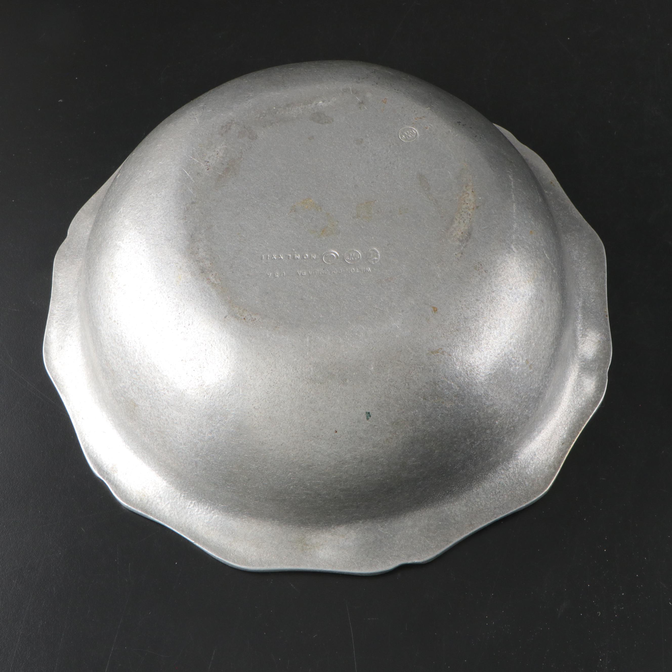 Wilton Armetale Pewter Bowl with Empire Pewter Shakers and More