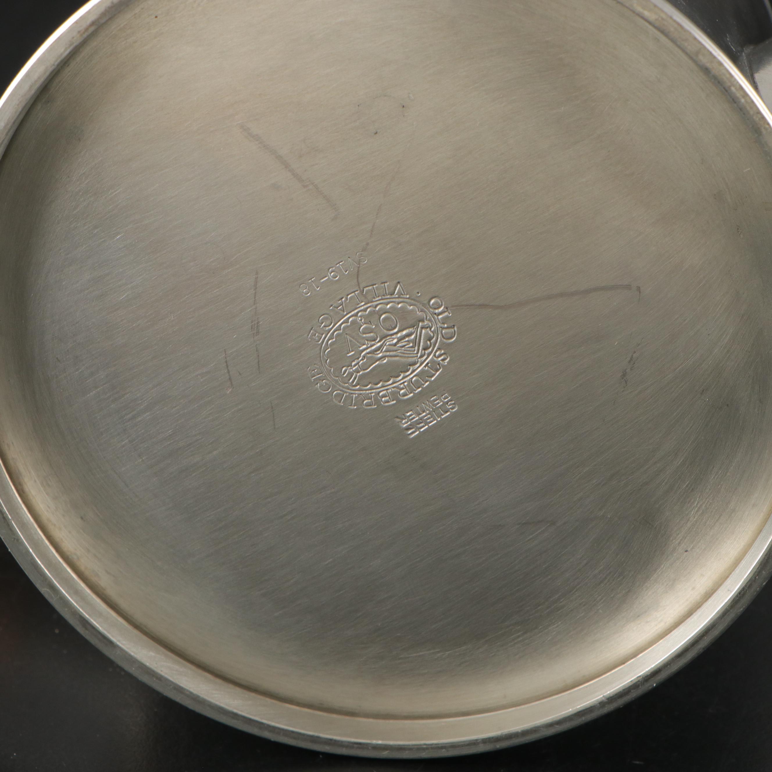 Wilton Armetale Pewter Bowl with Empire Pewter Shakers and More