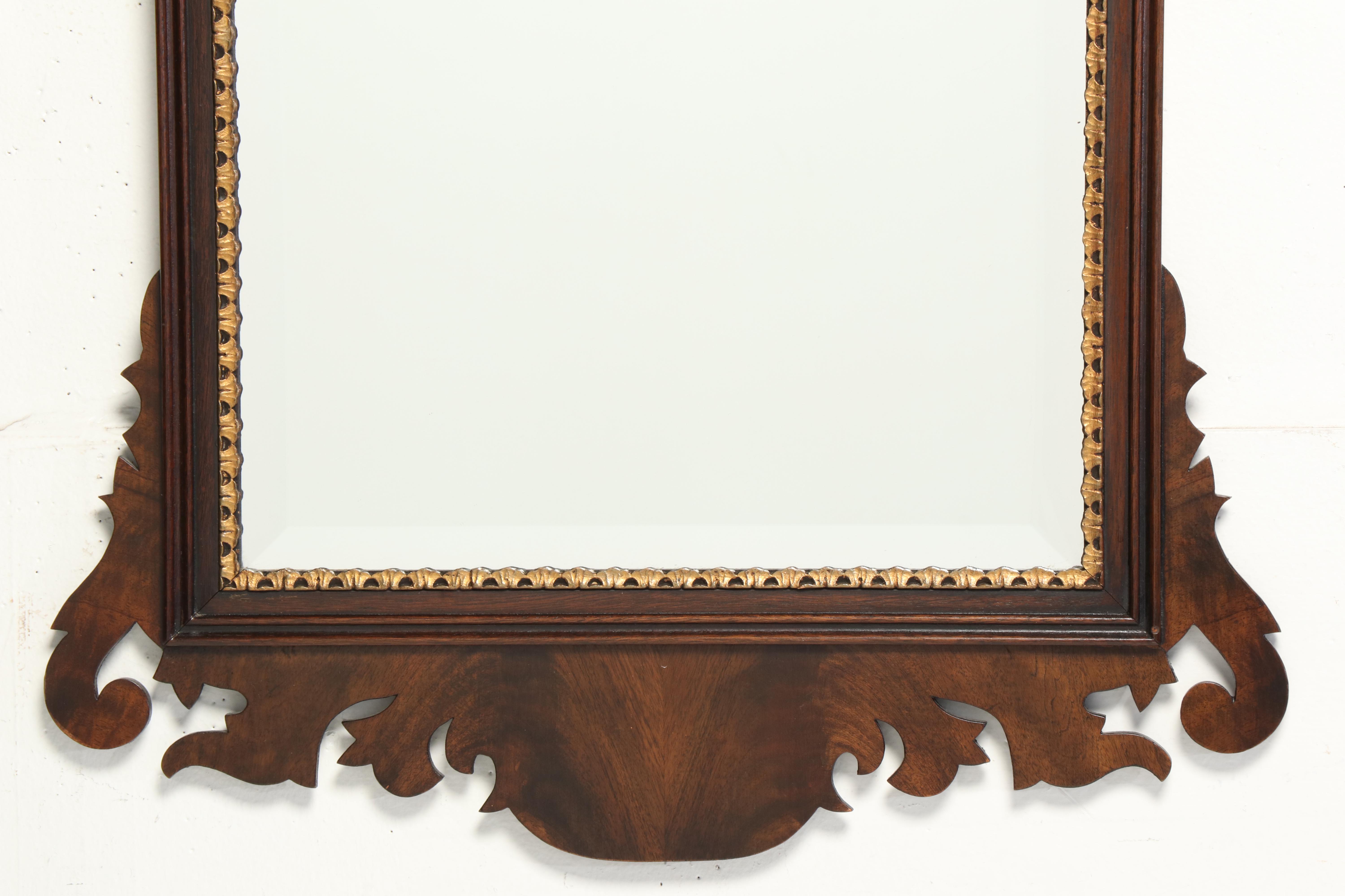 Henckel-Harris Carved Mahogany and Giltwood Wall Mirror, Early/Mid-20th C.