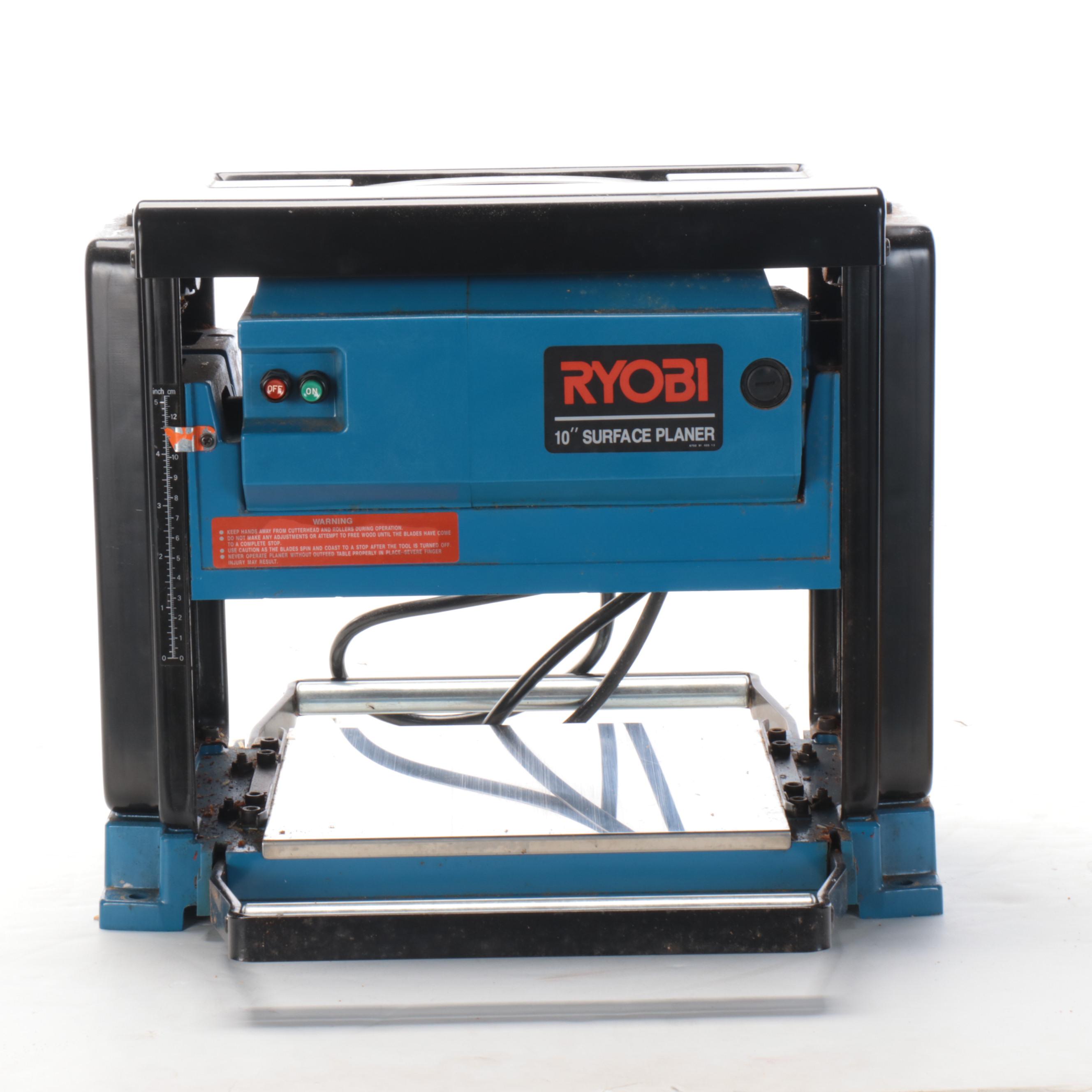 Ryobi AP-10 10" Surface Planer and RE-600 3 HP Electronic Plunge Router
