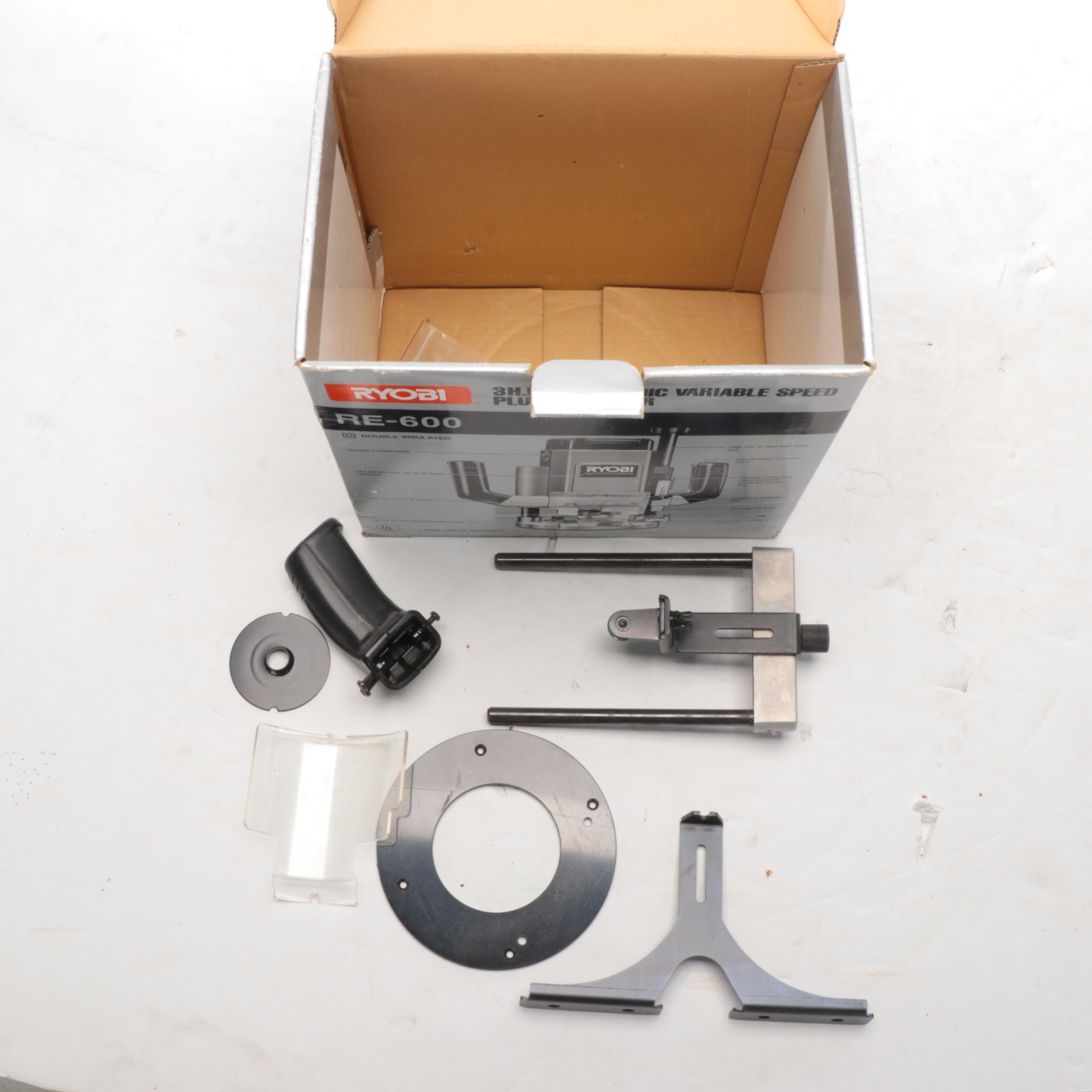 Ryobi AP-10 10" Surface Planer and RE-600 3 HP Electronic Plunge Router