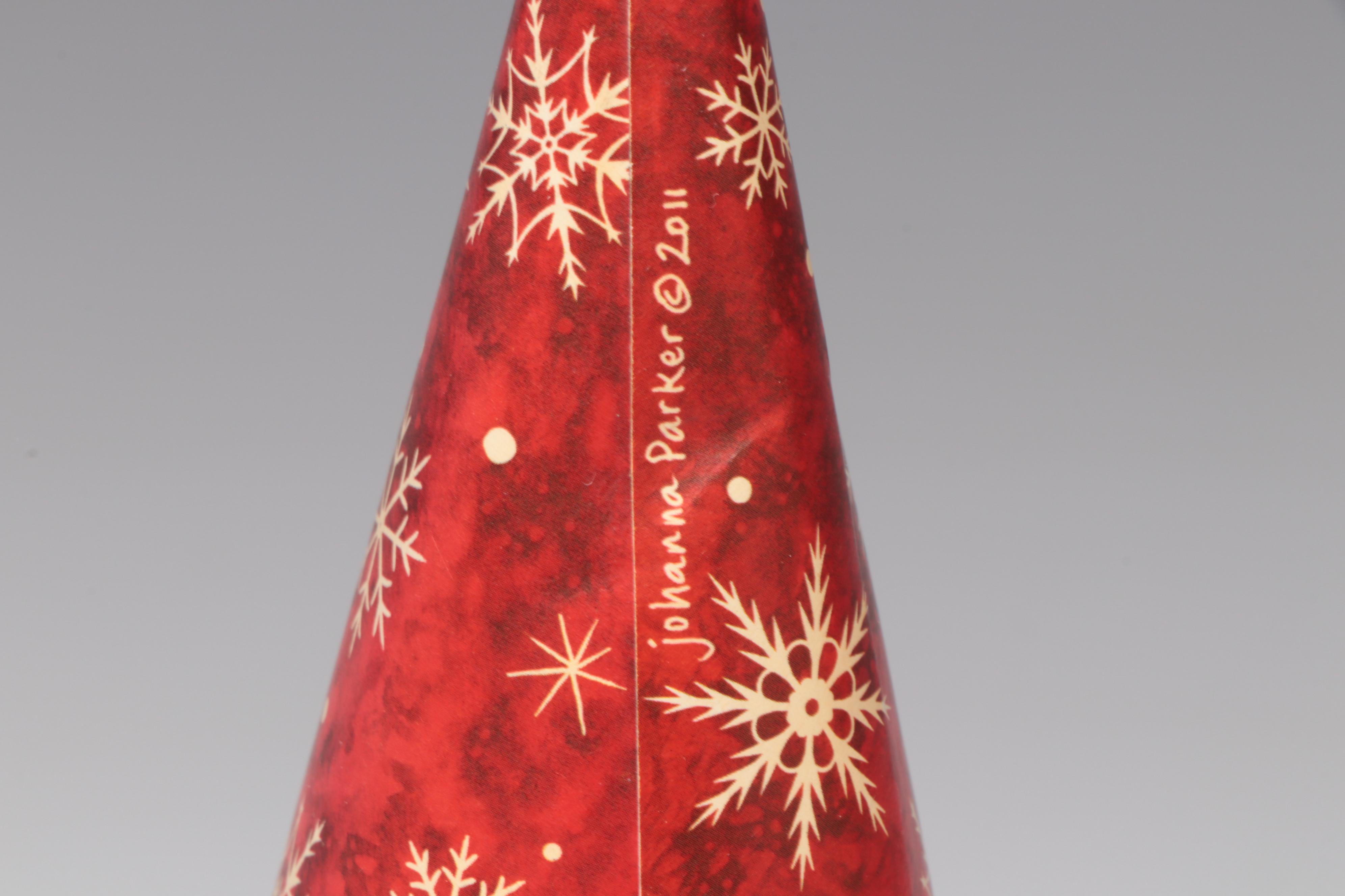 Hand-Painted Frosted Drinking Glasses with Handcrafted Snowmen Figurines