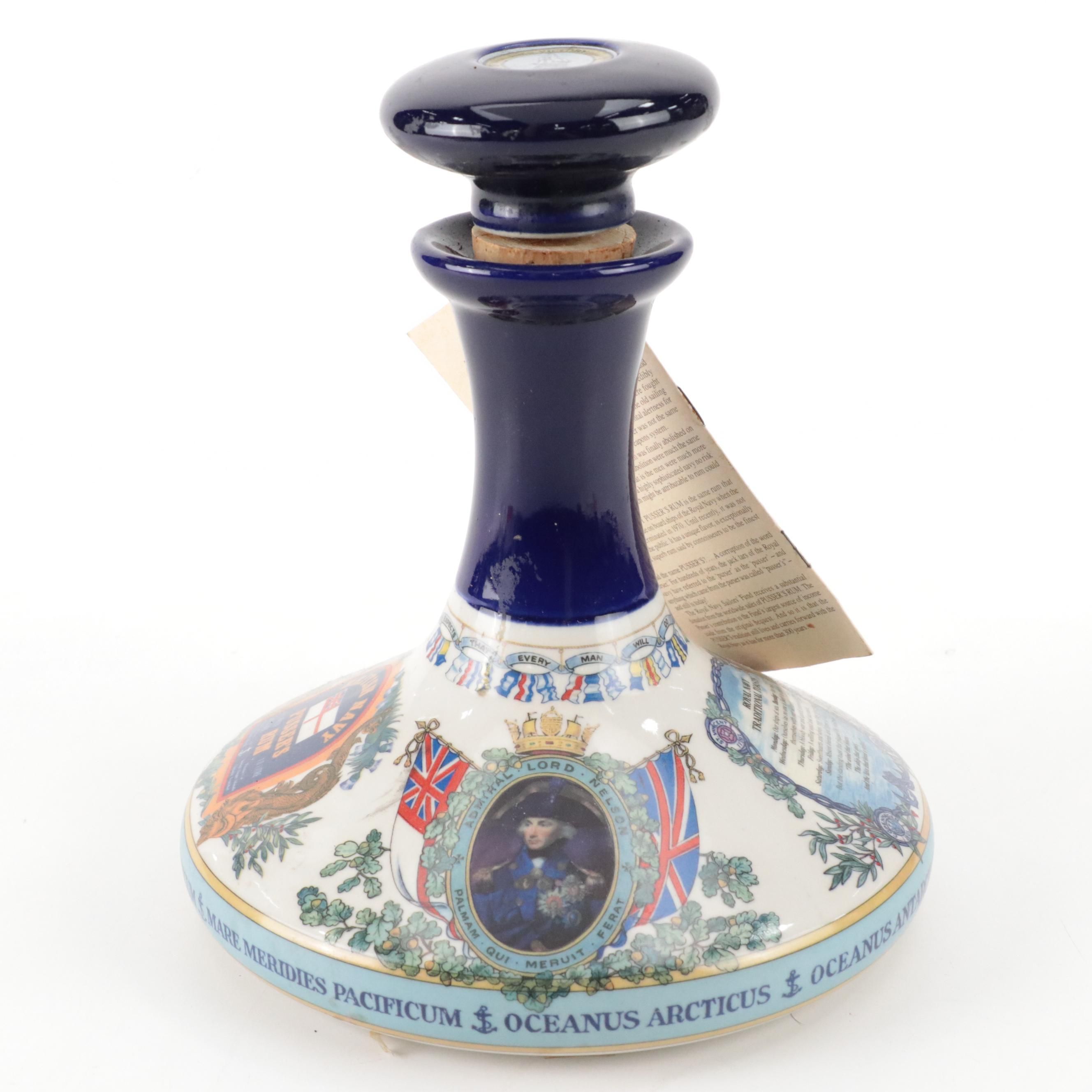 Wade "The Nelson Ship" Ceramic Decanter