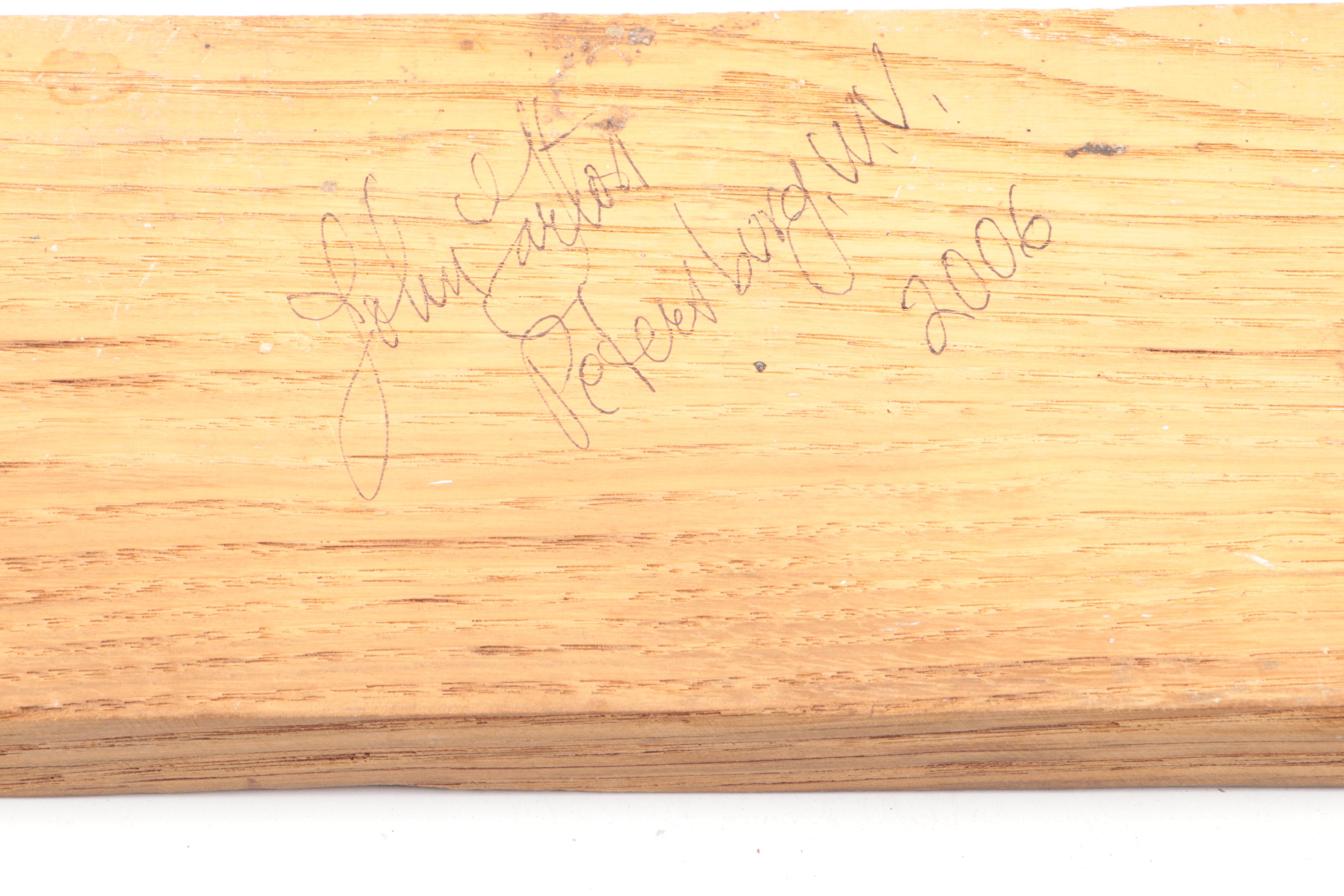 Signed John Garton Hand-Carved Running Horse Sculpture, 2006