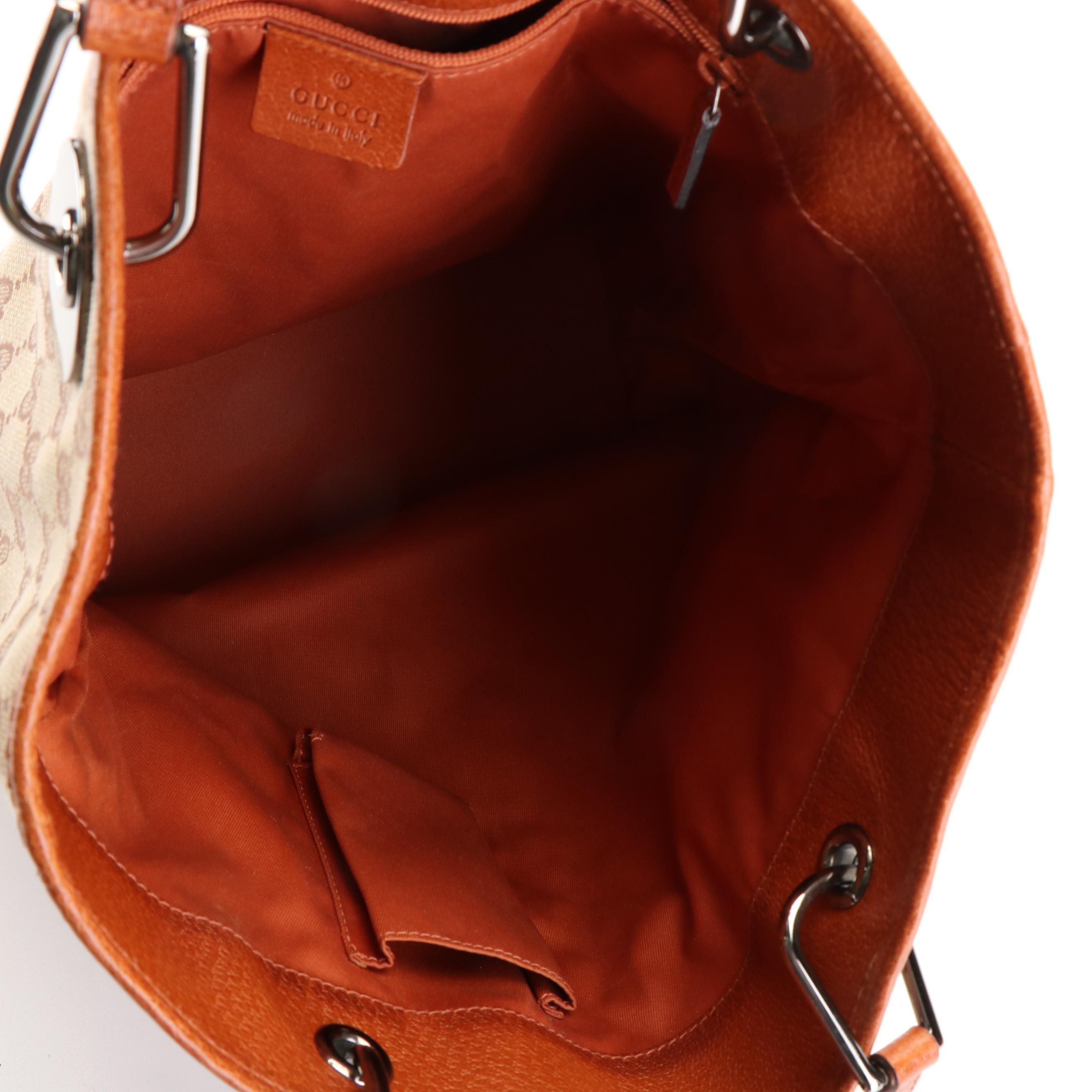 Gucci Eclipse Tote Bag in Beige GG Canvas