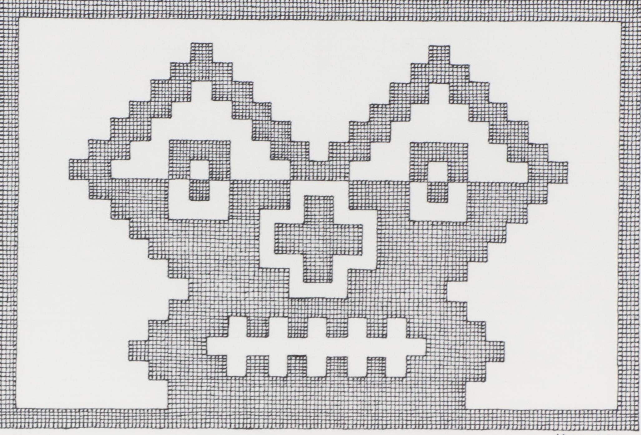 Jerry Kellems Stylized Ink Drawing, 2004