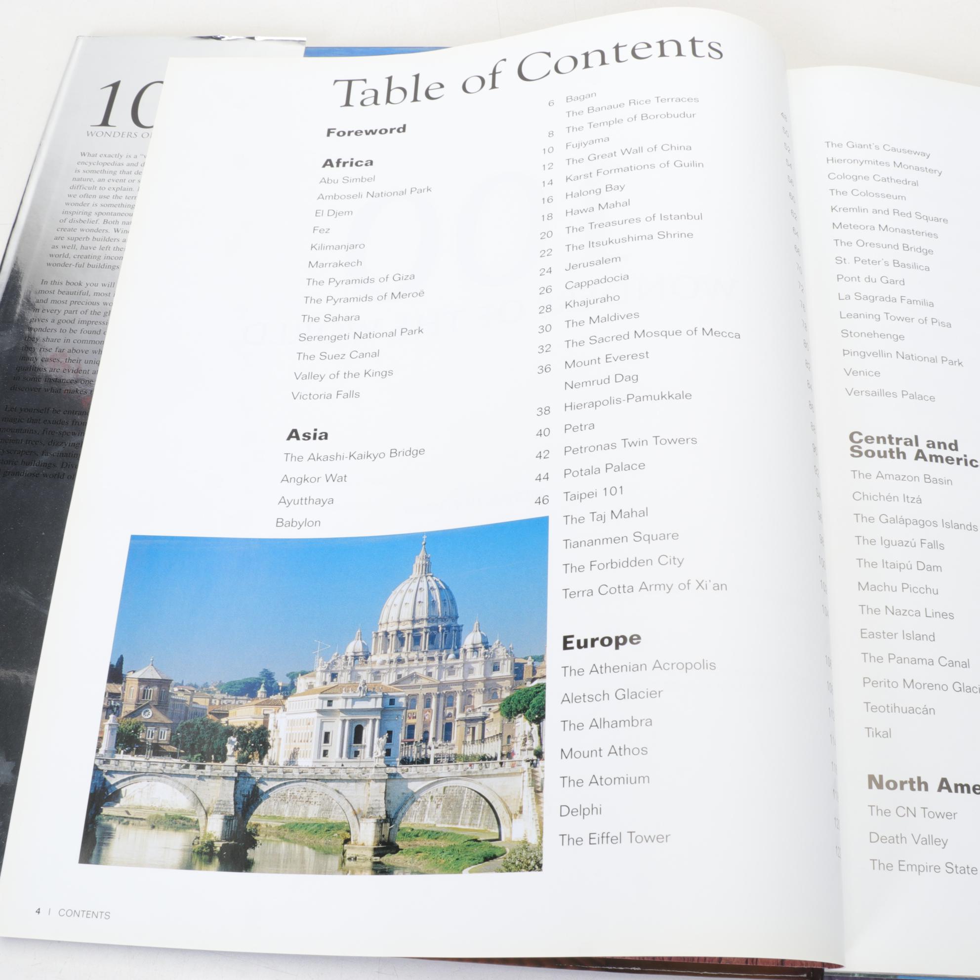 Oxford 12th Ed. "Atlas of the World" with "100 Wonders of the World"
