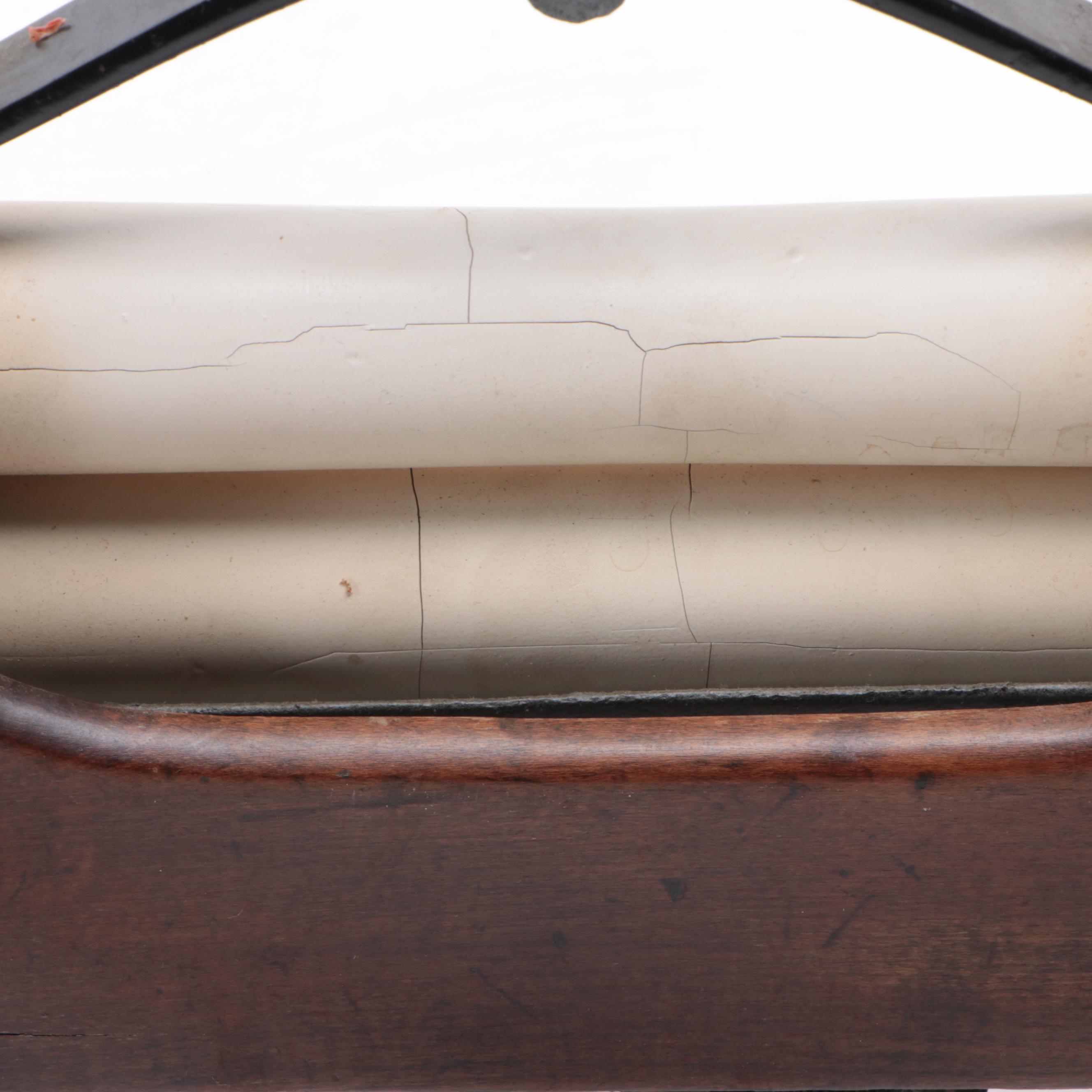 Wooden Hand Crank Clothes Wringer, Early 20th Century