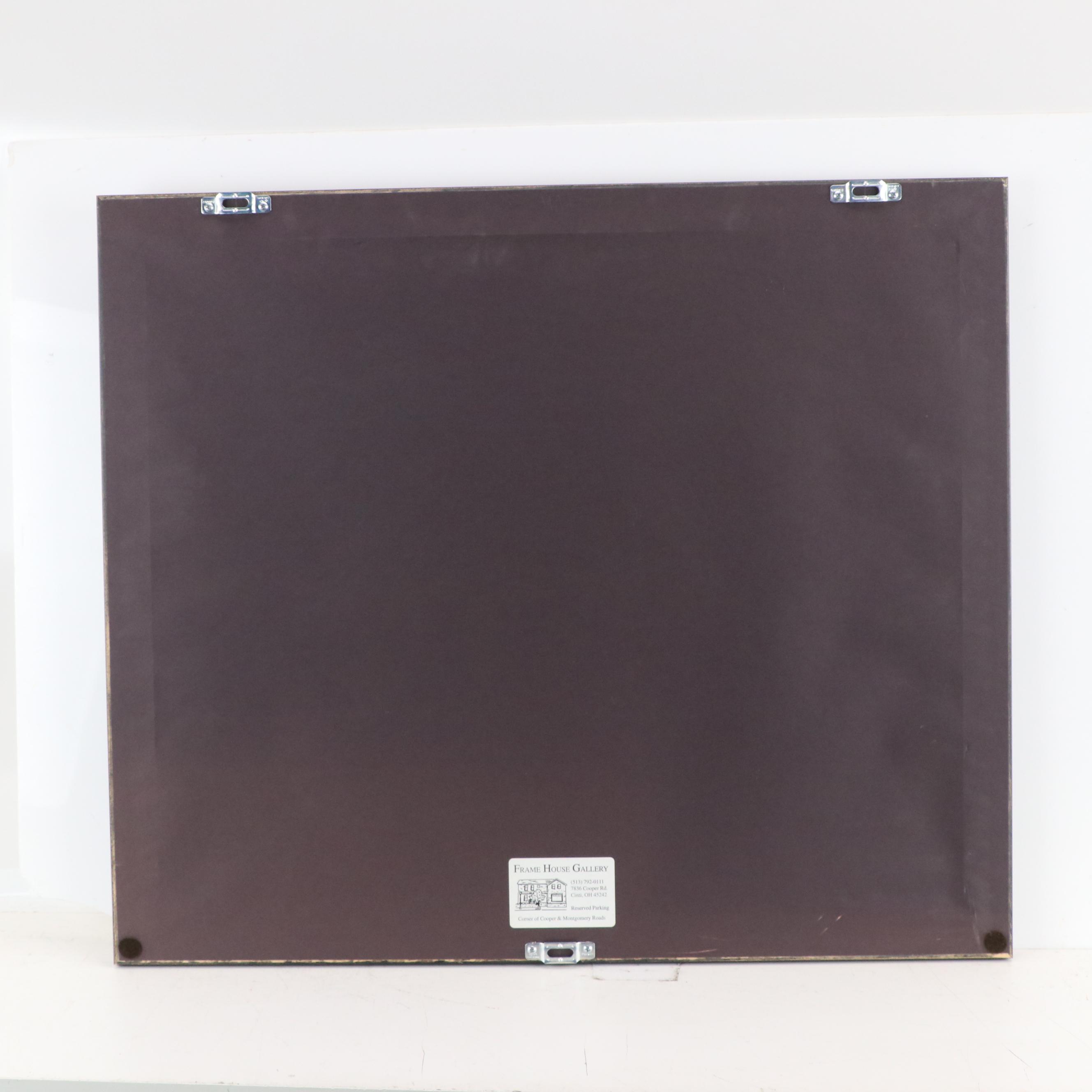 Giclée of Roebling Bridge, Cincinnati, "The Ohio River in 1907"