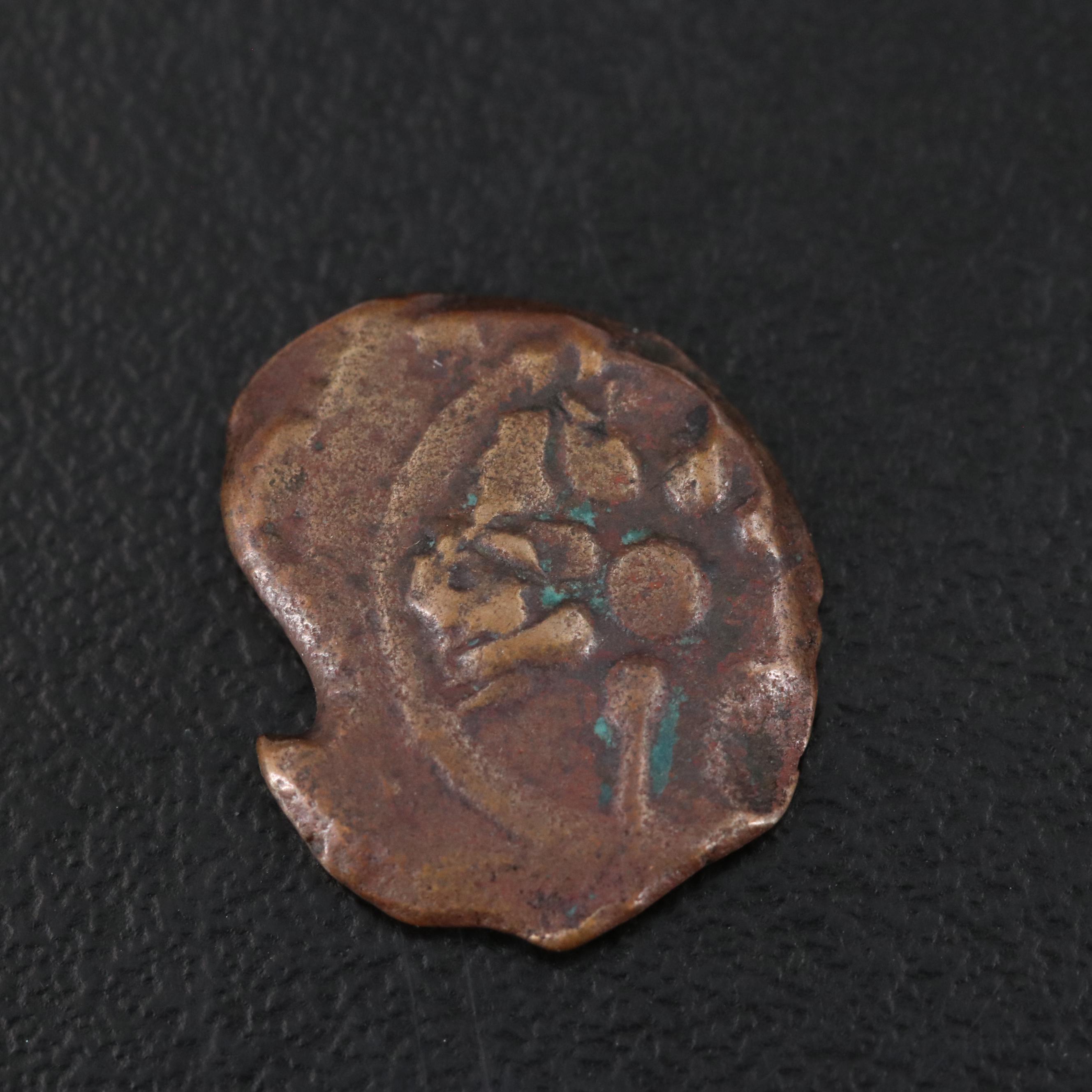 Ancient Judaea Æ Prutah Coin of Alexander Jannaeus, ca. 103 B.C.