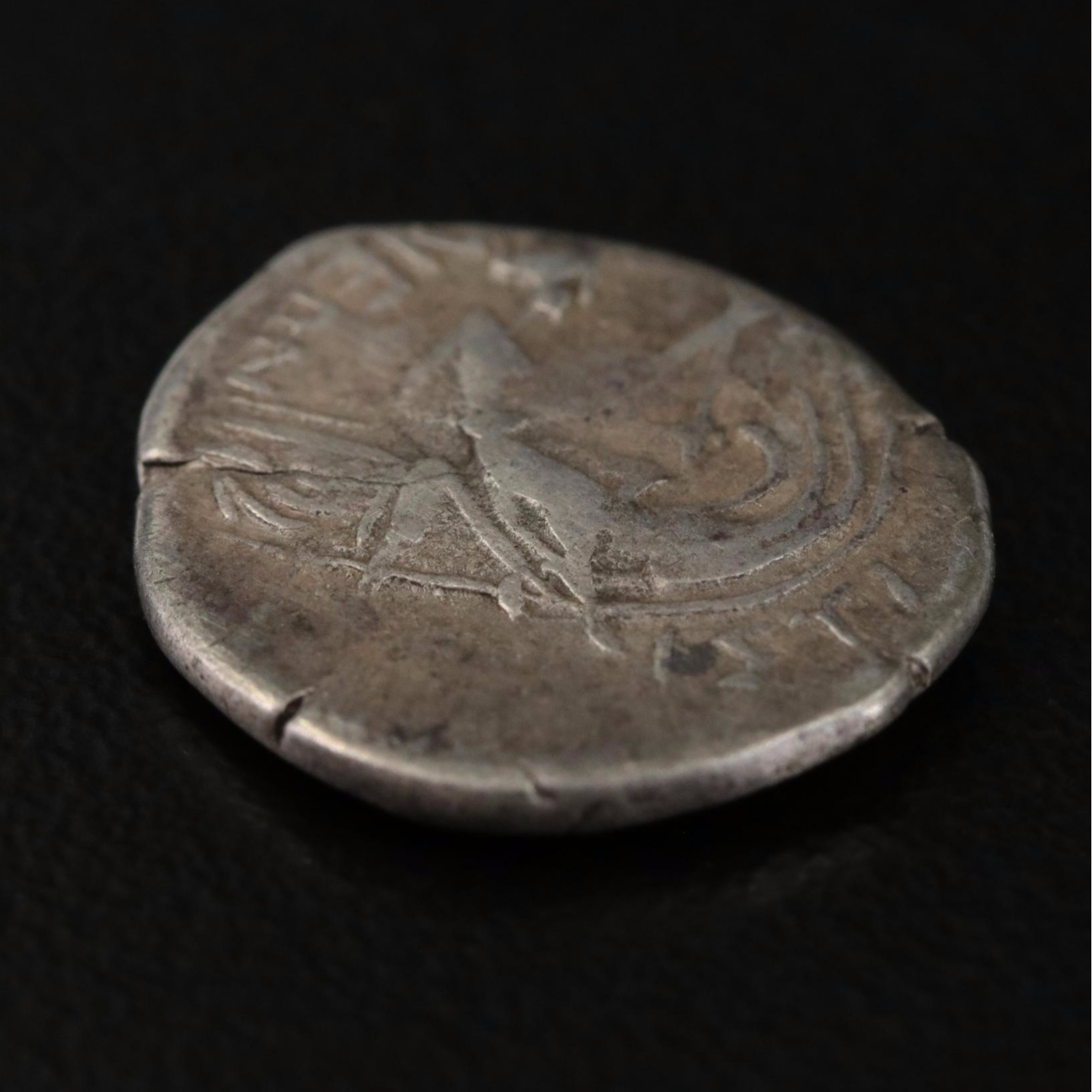 Ancient Histiaia, Euboea AR Tetrobol Coin, ca. 146 B.C.
