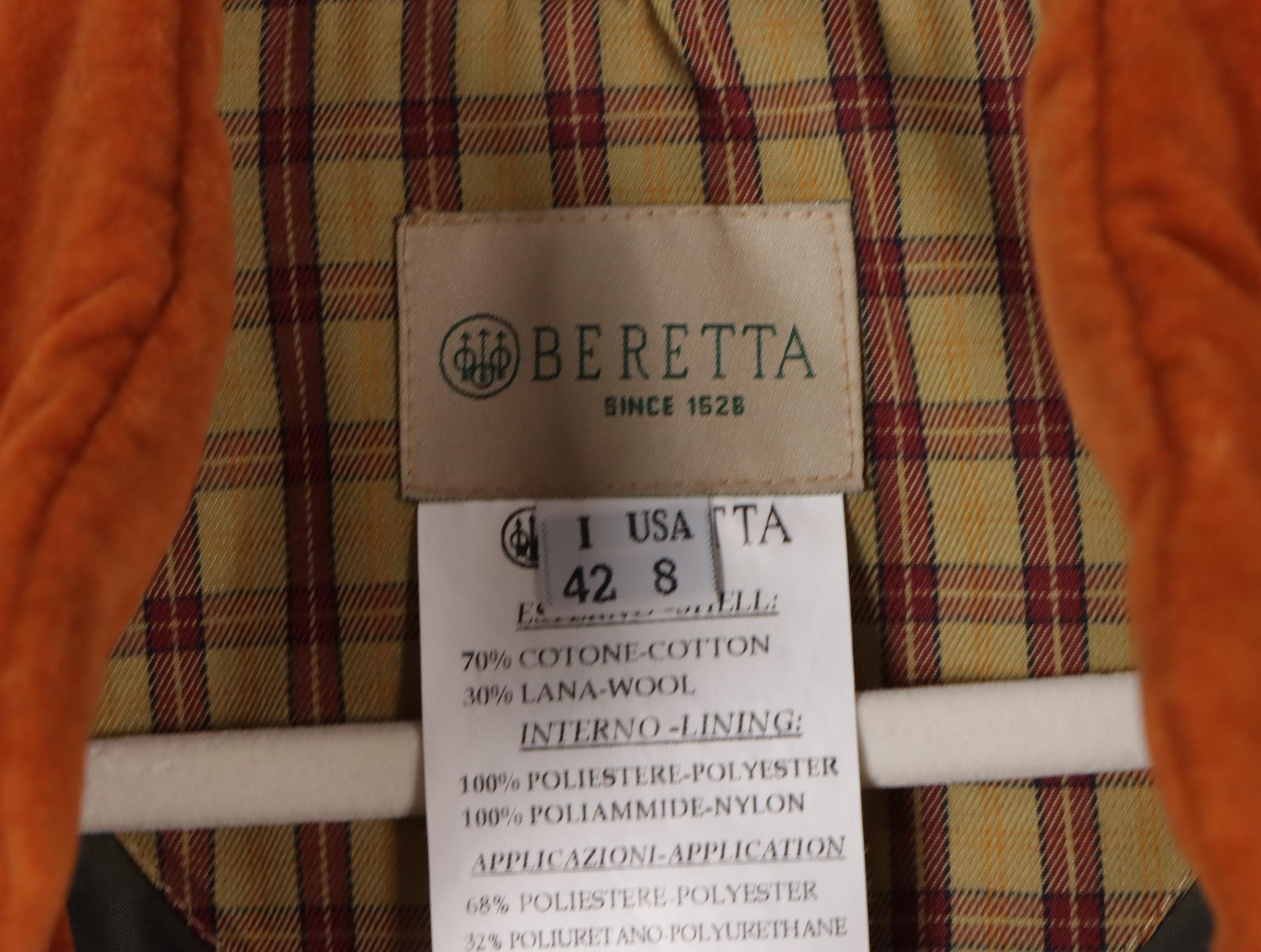 Beretta Vest in Burnt Orange, Peter Cohen Long Jacket & Other Reversible Jacket