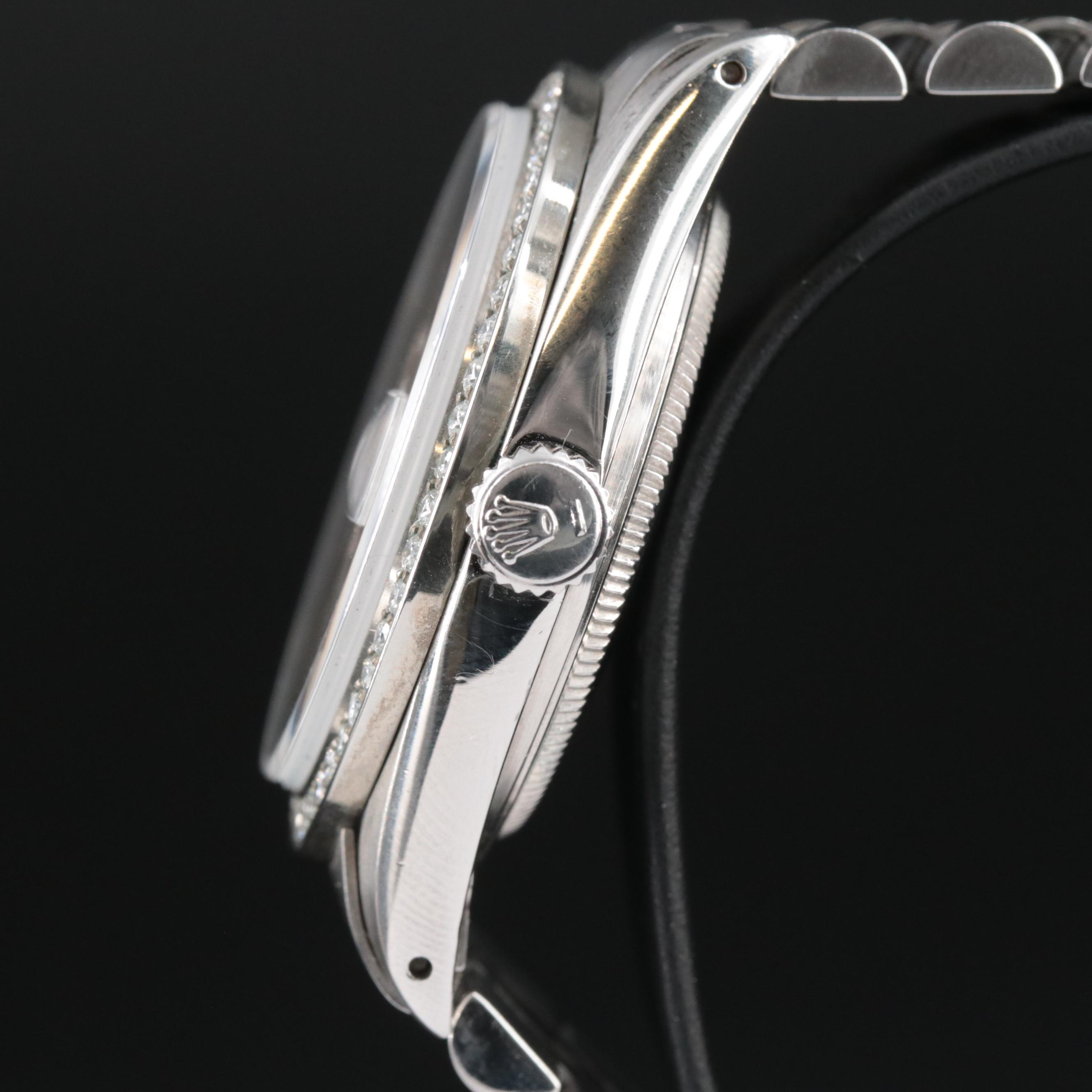 1979 Rolex Datejust 1.20 CTW Custom Diamond Dial and Bezel Watch