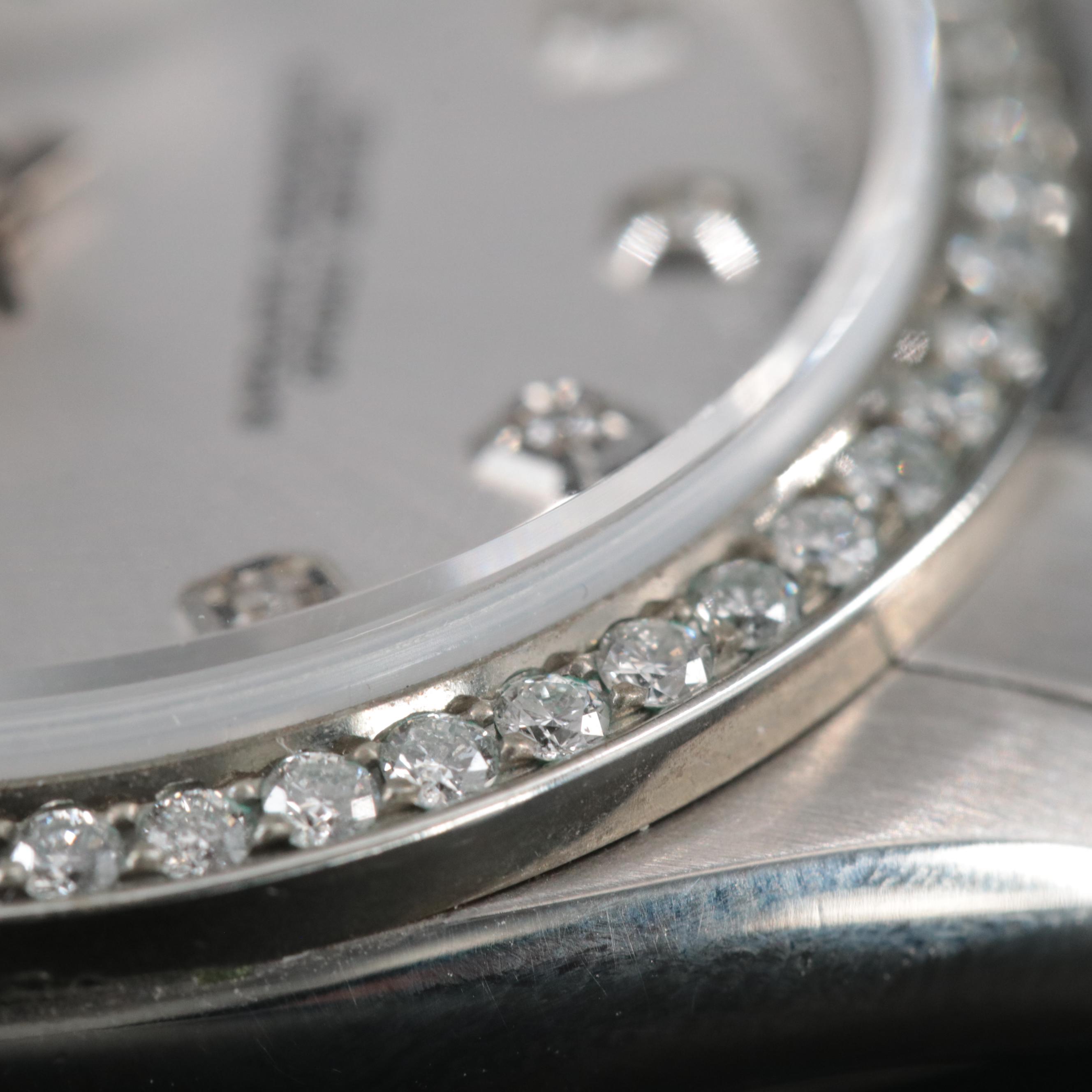 1979 Rolex Datejust 1.20 CTW Custom Diamond Dial and Bezel Watch