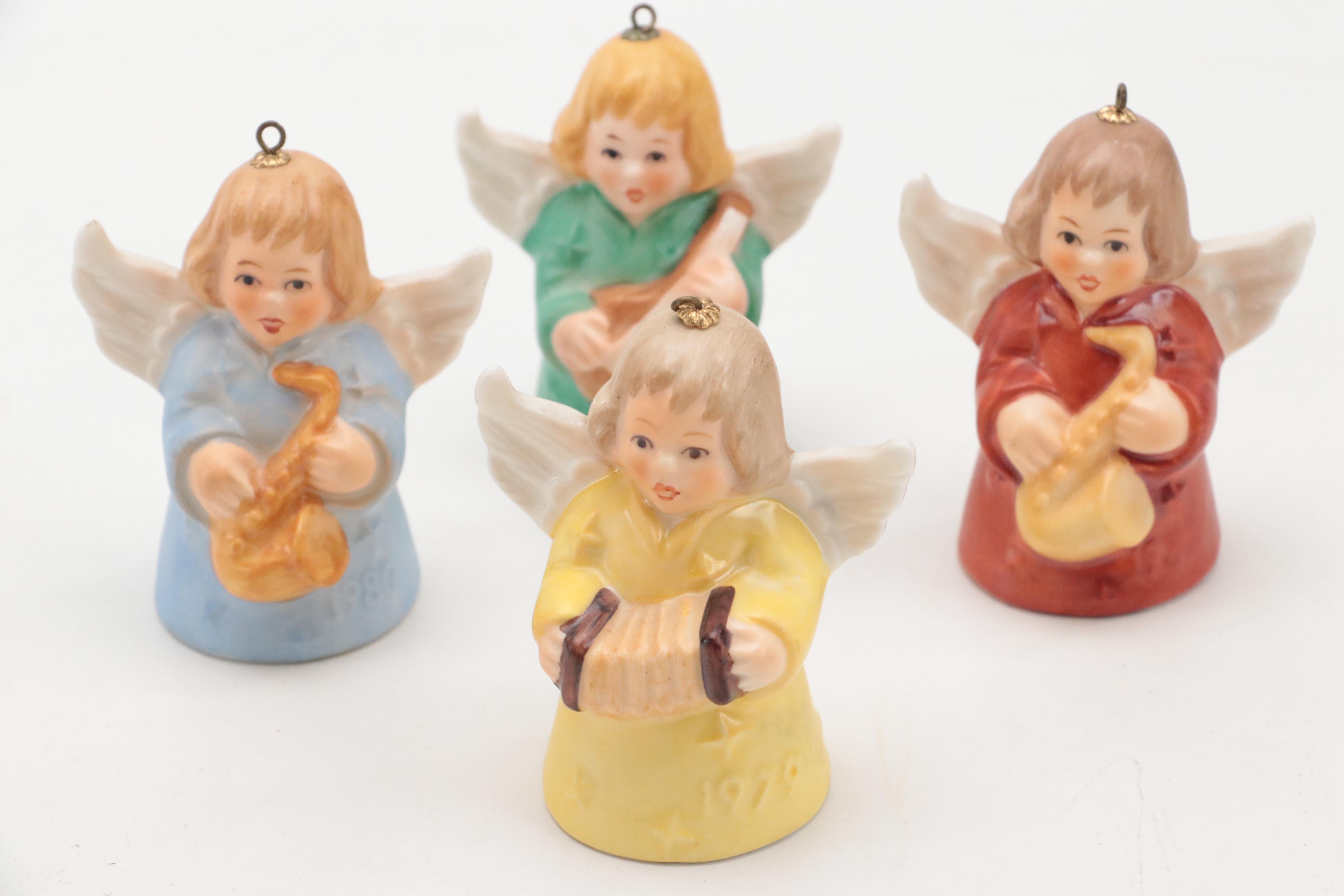 Goebel Candle Holders and Figurines with Other Christmas Décor