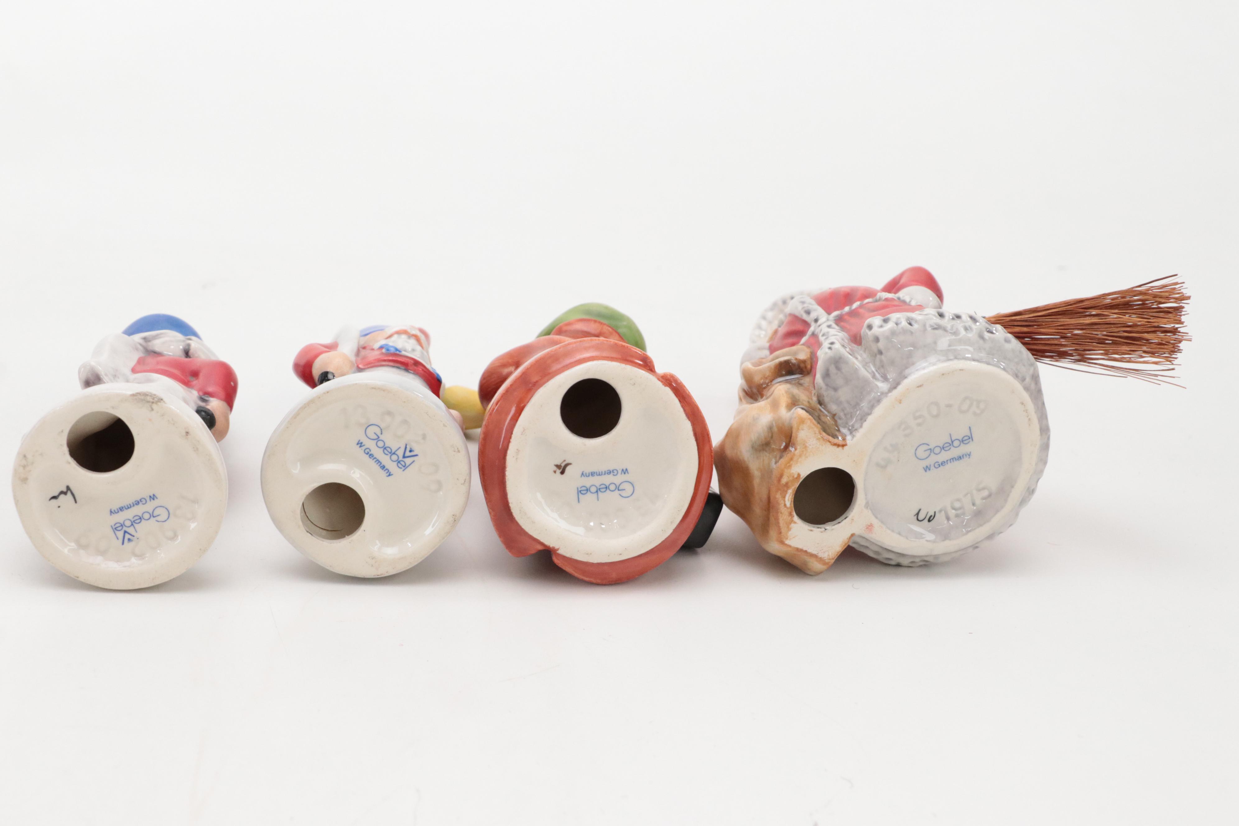 Goebel Candle Holders and Figurines with Other Christmas Décor