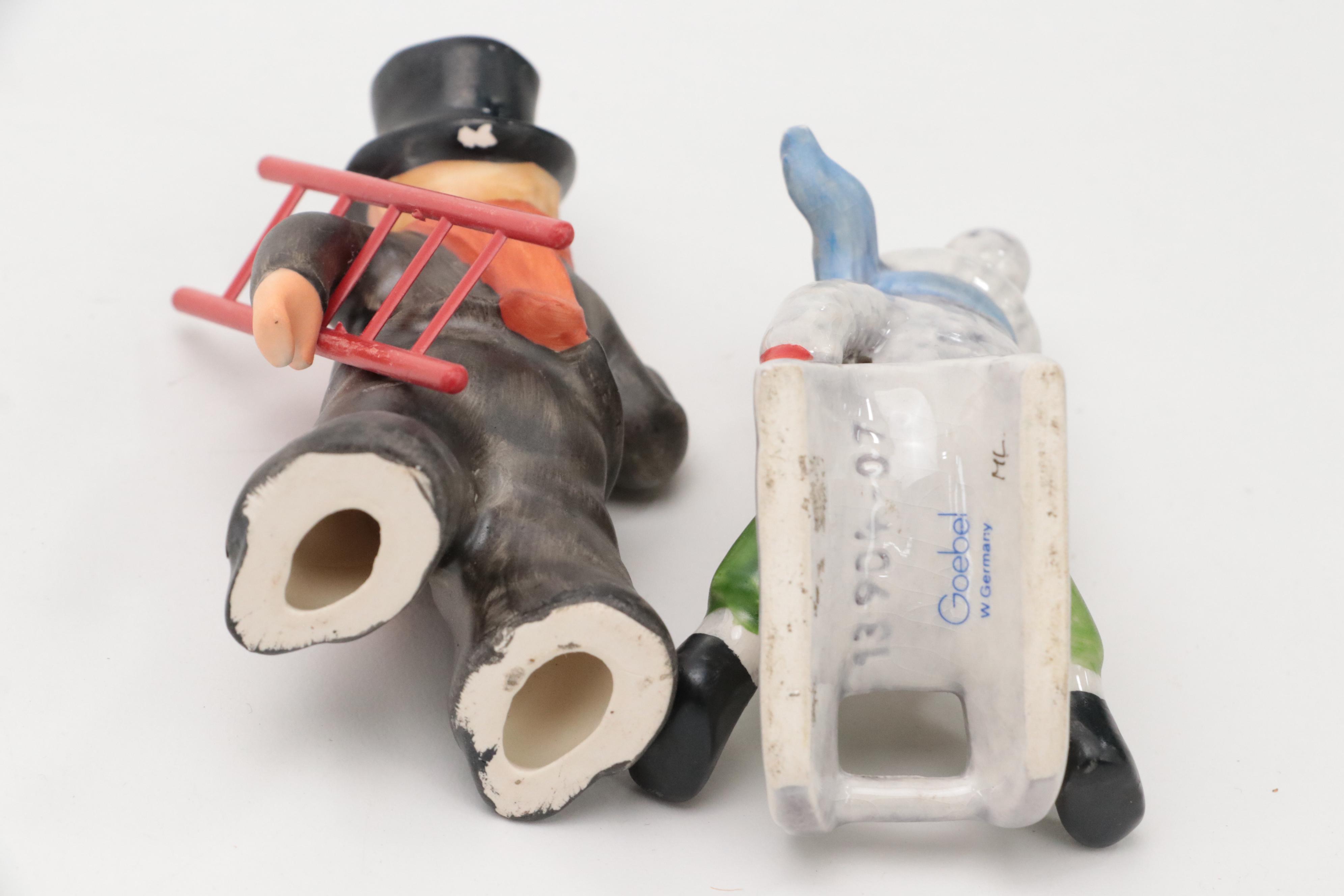 Goebel Candle Holders and Figurines with Other Christmas Décor