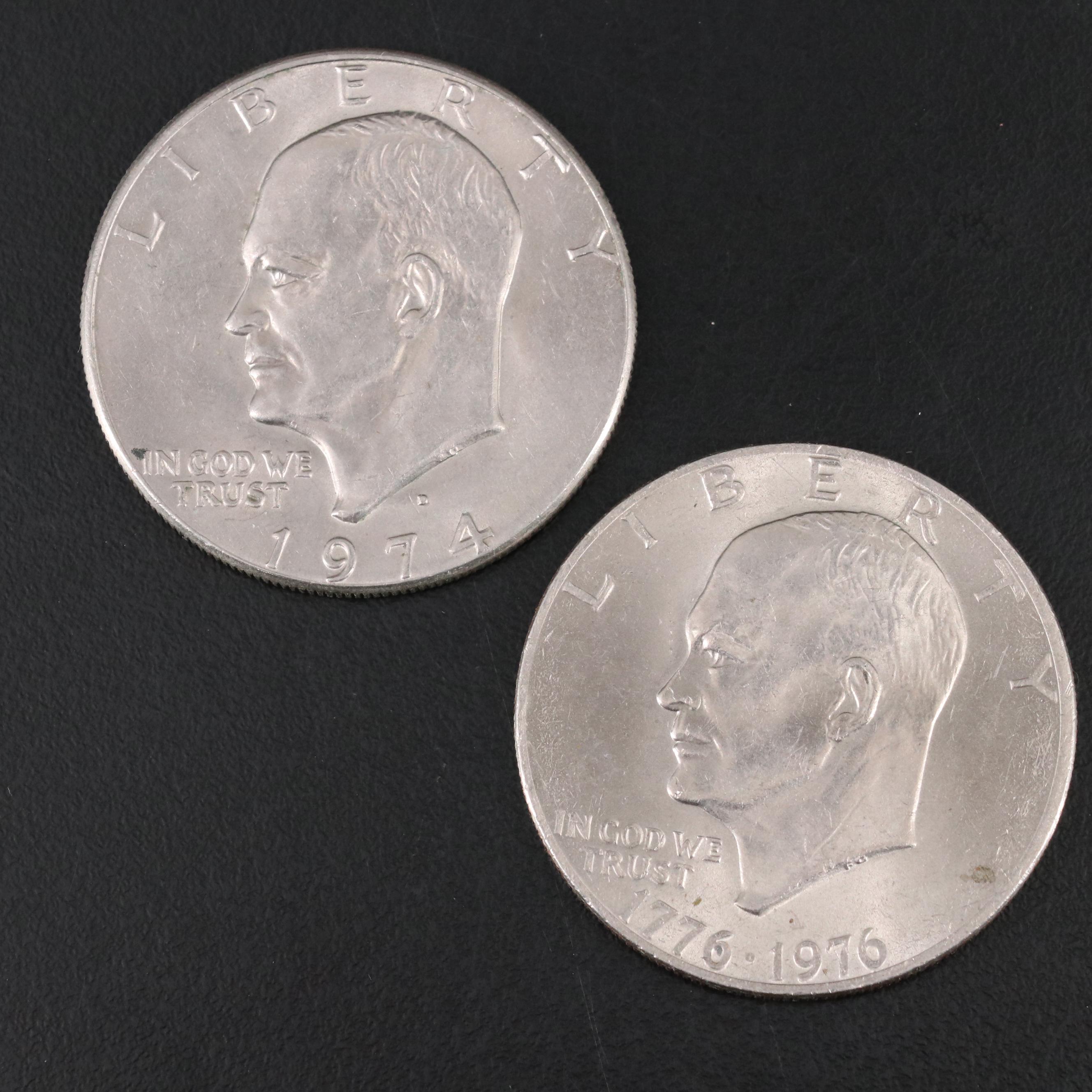 Collection of More than 150 Modern United States Dollar Coins